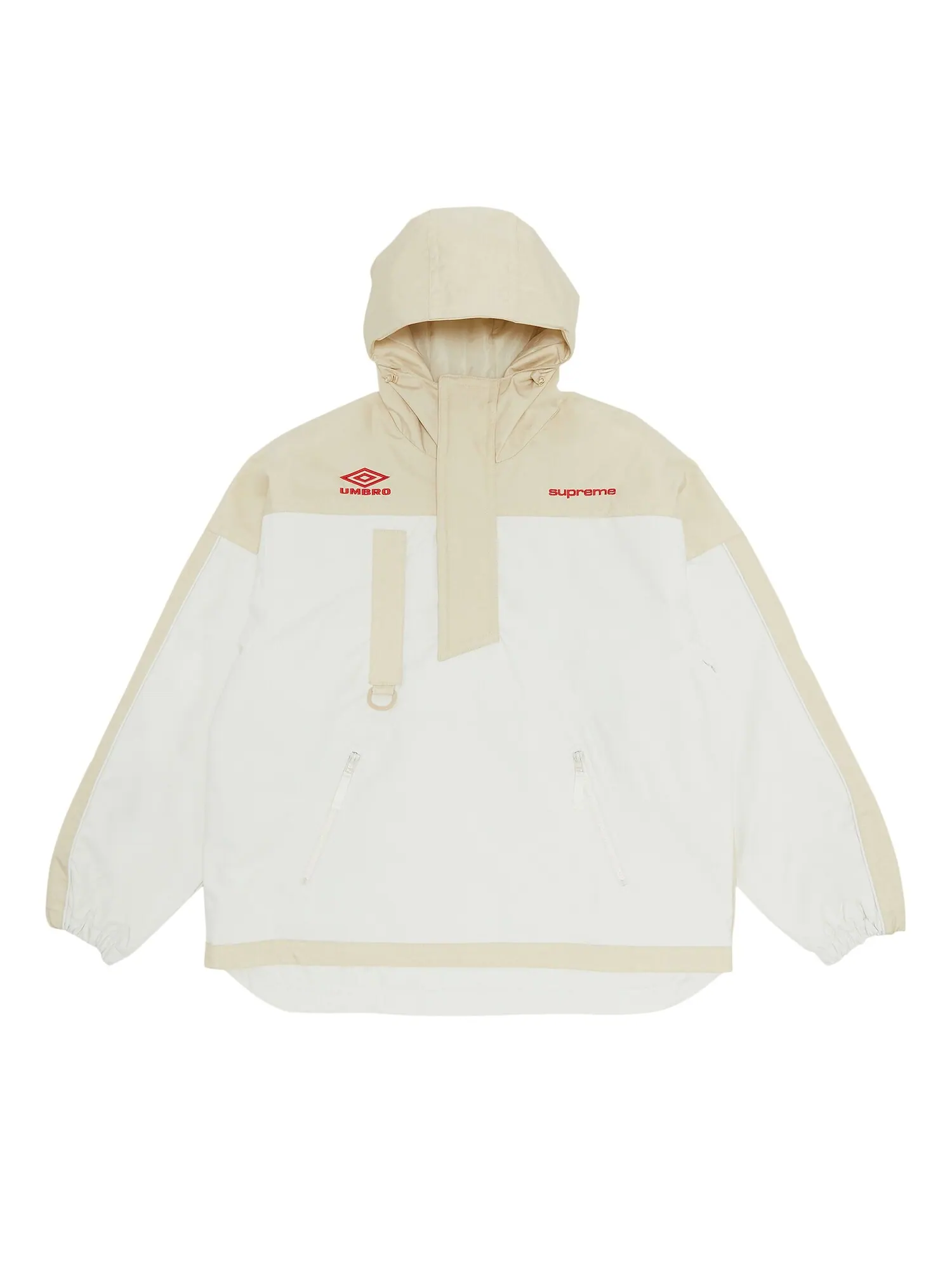 Анорак с капюшоном Supreme x Umbro Белый