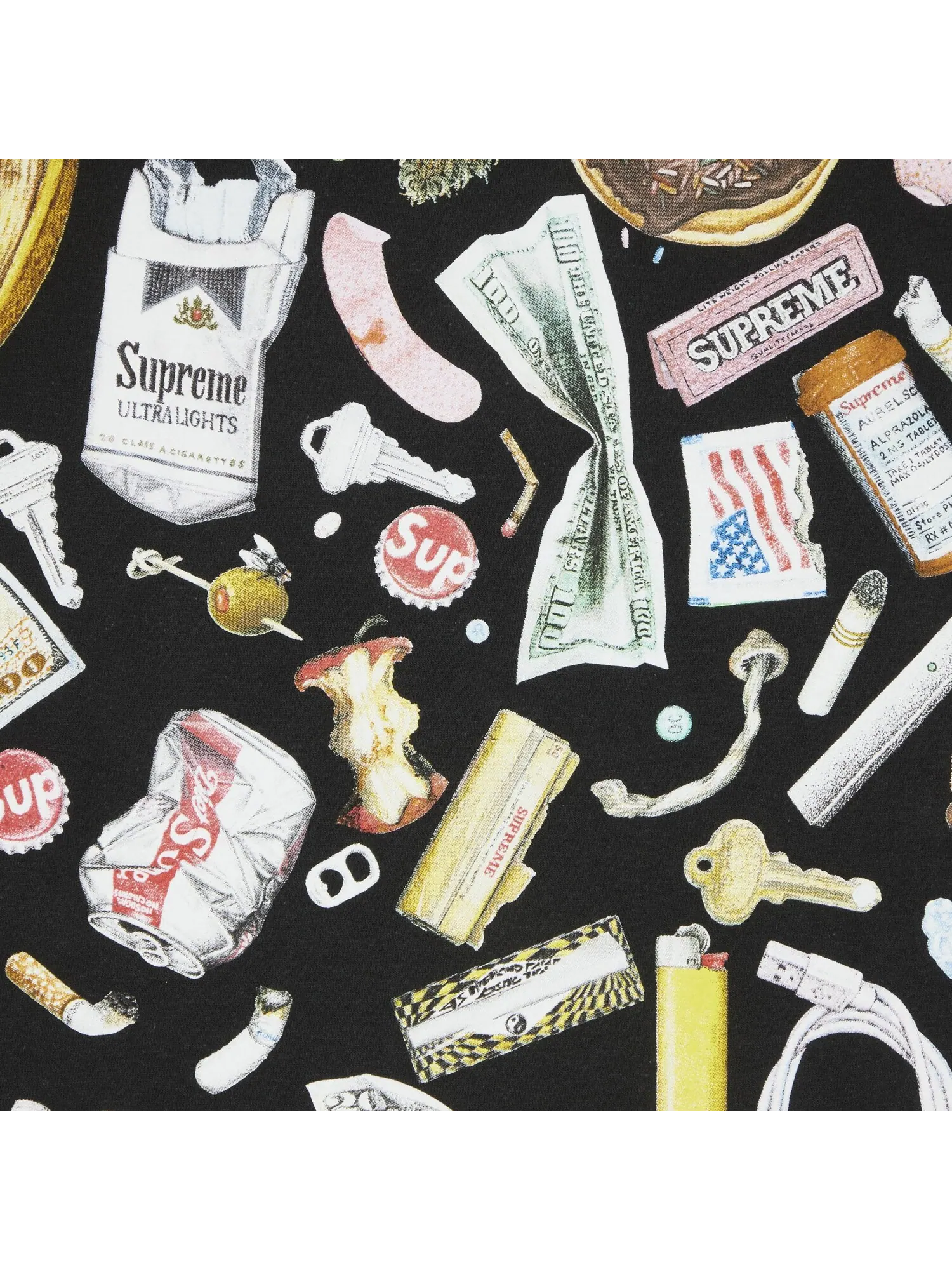Футболка Supreme Trash — изображение 2 из 2, черный