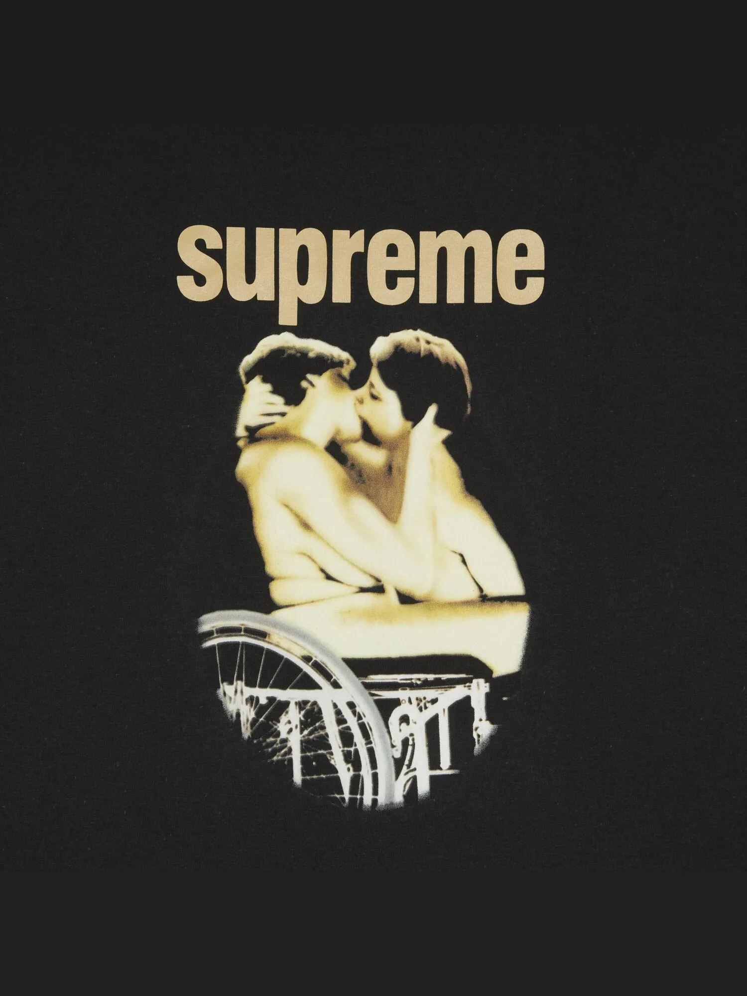 Футболка Supreme Kiss — изображение 2 из 2, черный