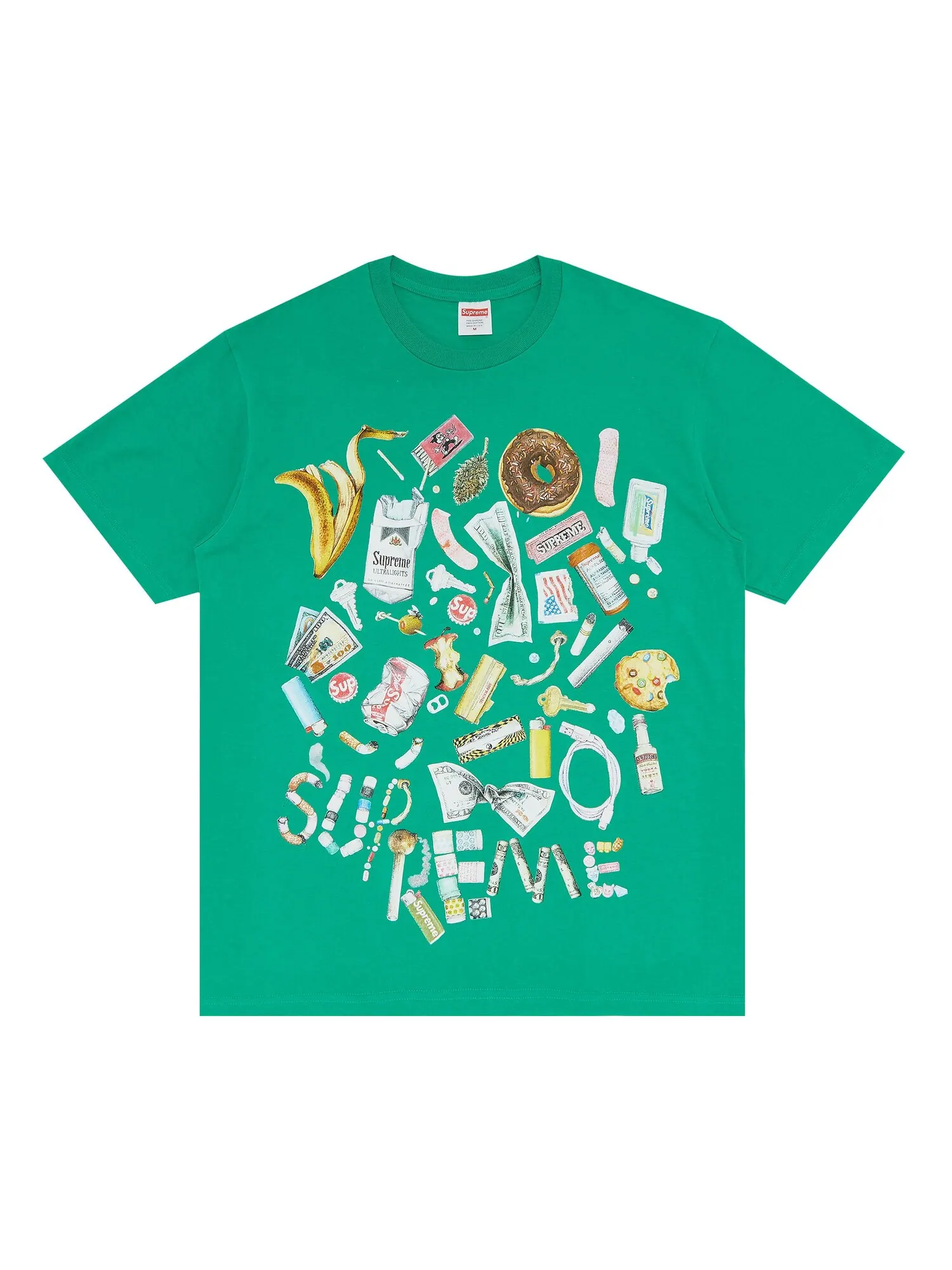 Футболка Supreme Trash — изображение 1 из 2, зеленый