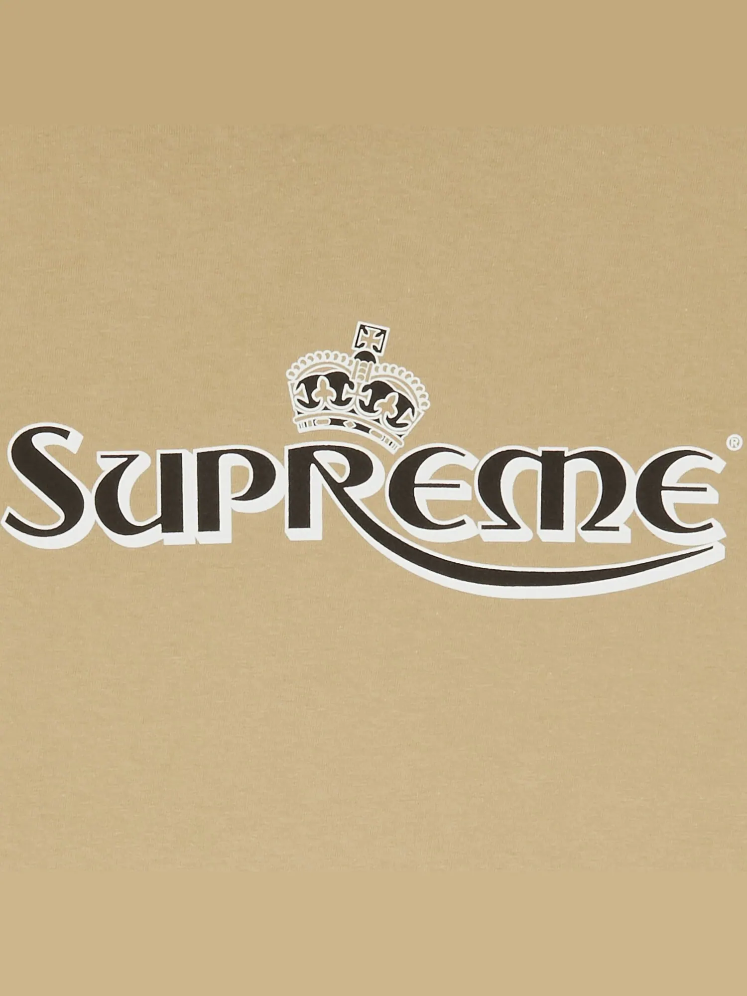 Футболка Supreme Crown Хаки — изображение 2 из 2