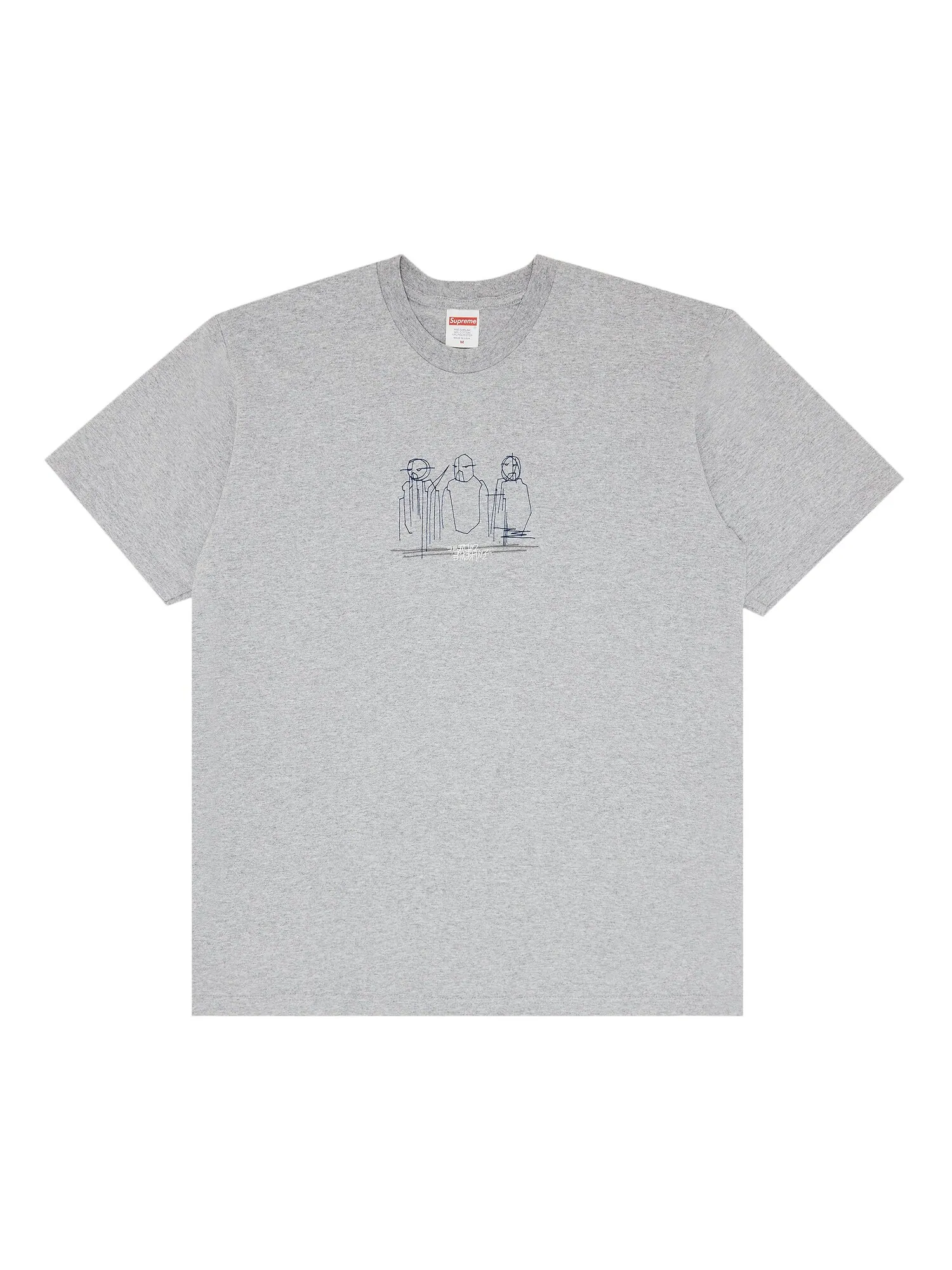 Футболка Supreme Three Kings Heather Grey — изображение 1 из 2, серый