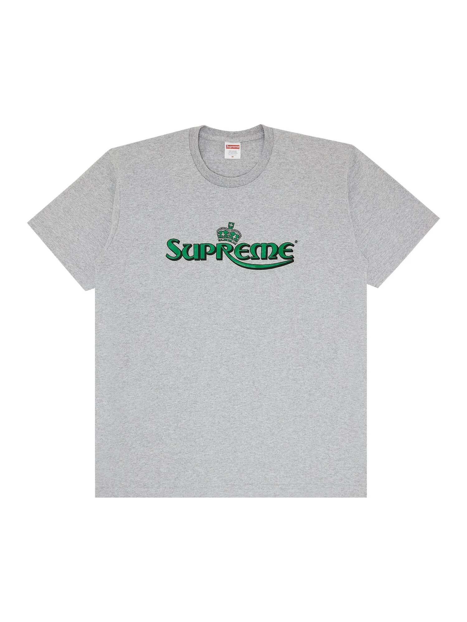 Футболка Supreme Crown Heather Grey — изображение 1 из 2, серый