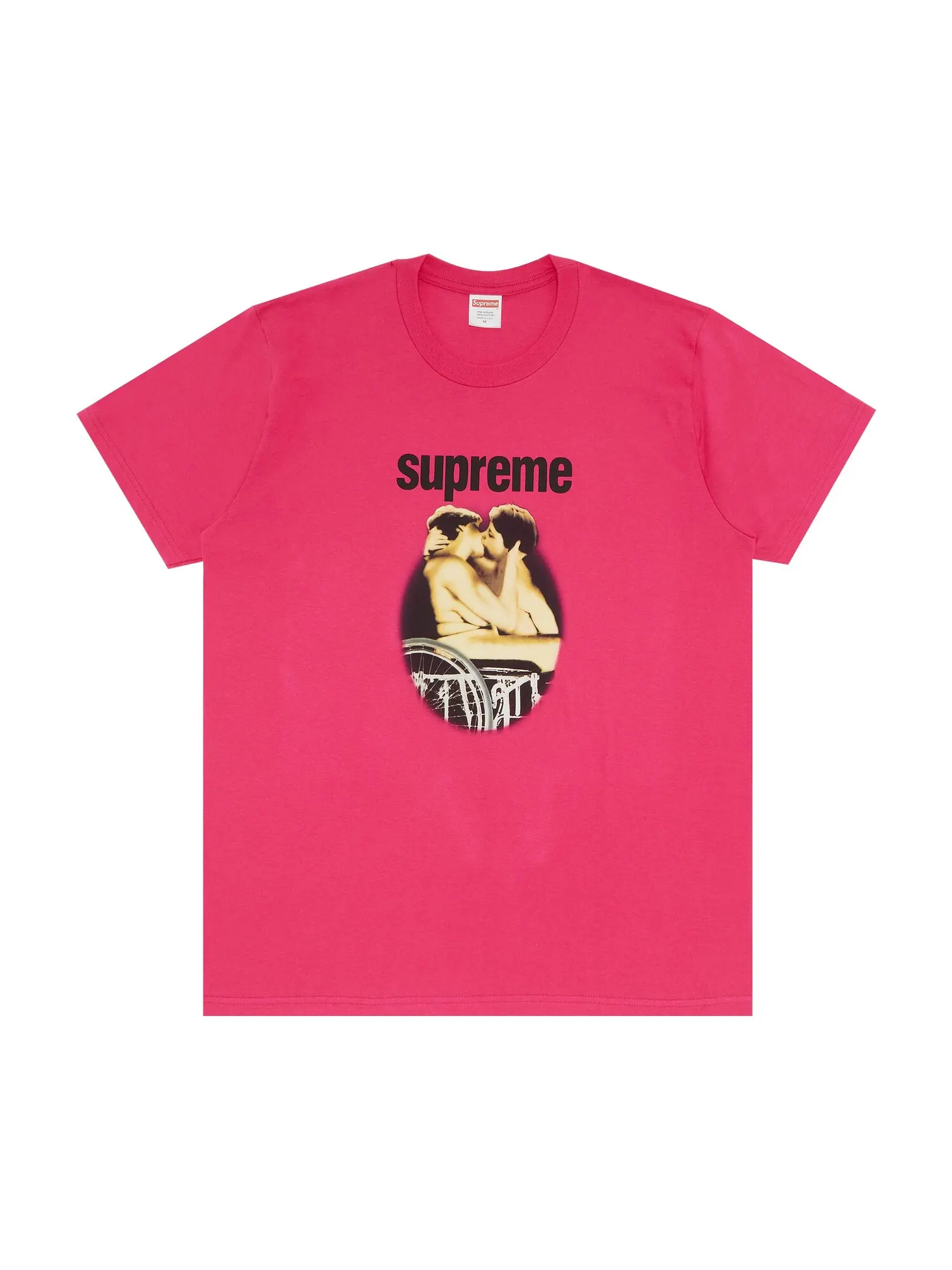 Футболка Supreme Kiss Розовая — изображение 1 из 2, розовый