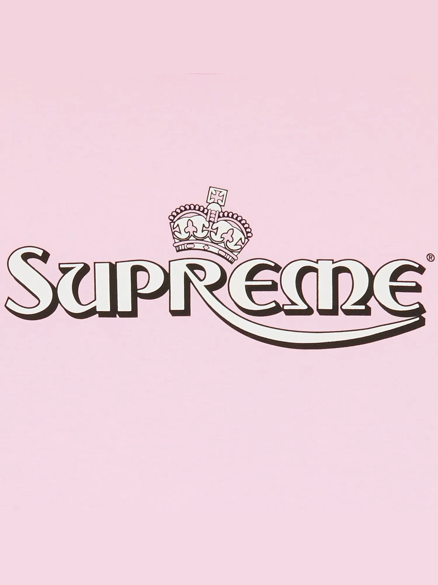 Футболка Supreme Crown — изображение 2 из 2, розовый