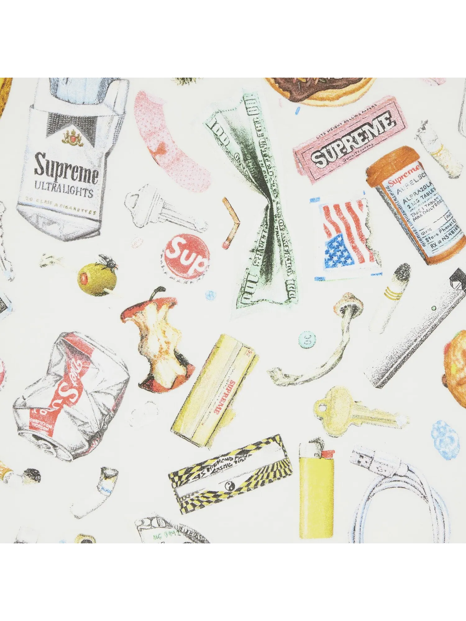 Футболка Supreme Trash — изображение 2 из 2, белый
