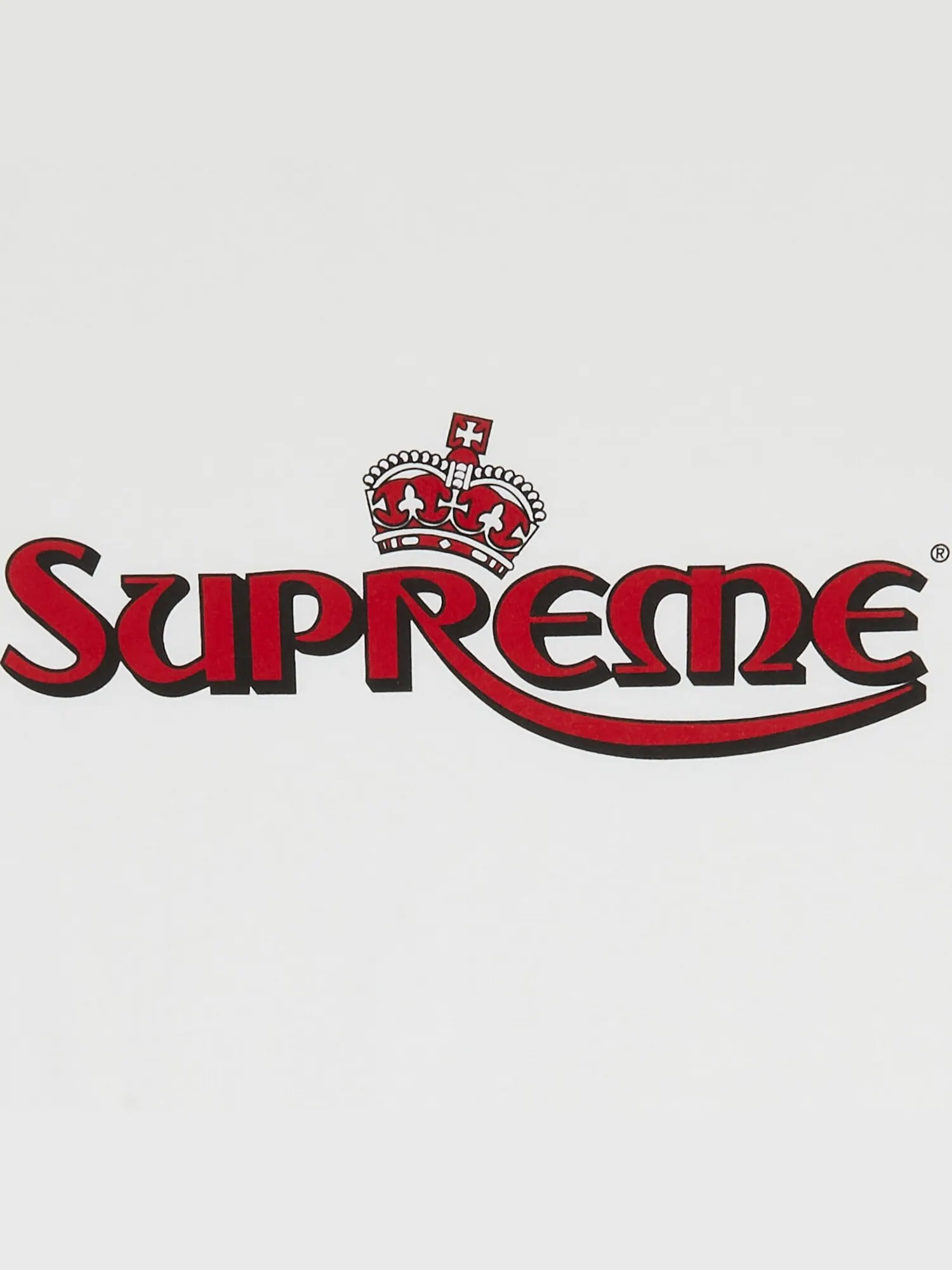 Футболка Supreme Crown — изображение 2 из 2, белый