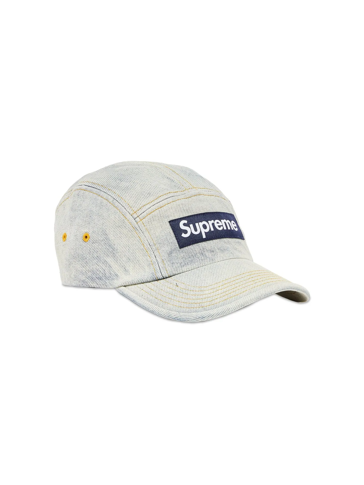 Кепка Supreme Denim Camp Dirty Indigo — изображение 2 из 4, индиго