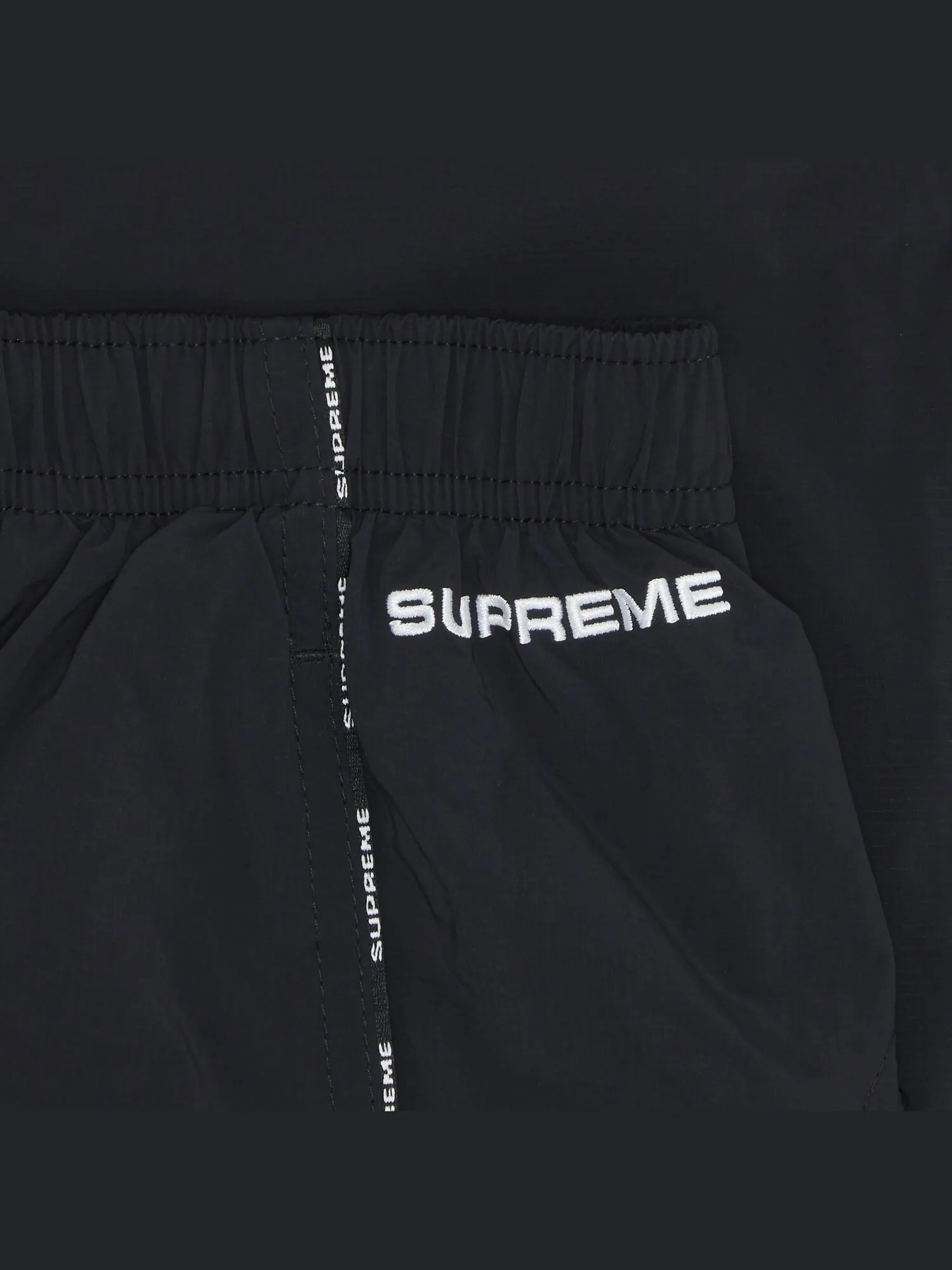 Спортивные брюки Supreme с окантовкой и логотипом — изображение 3 из 3, черный