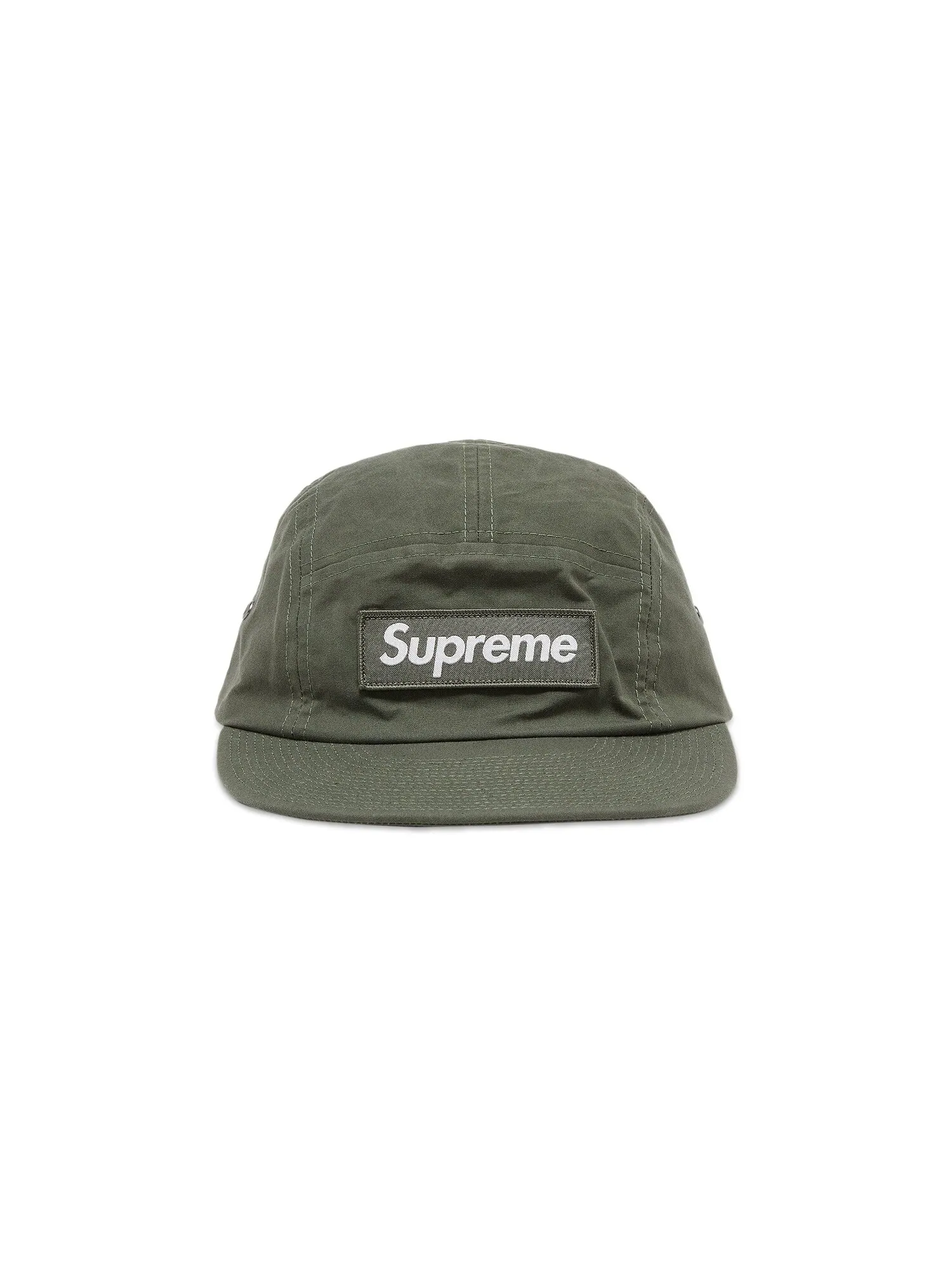 Кепка Supreme из вощеного хлопка — изображение 1 из 4, оливковый