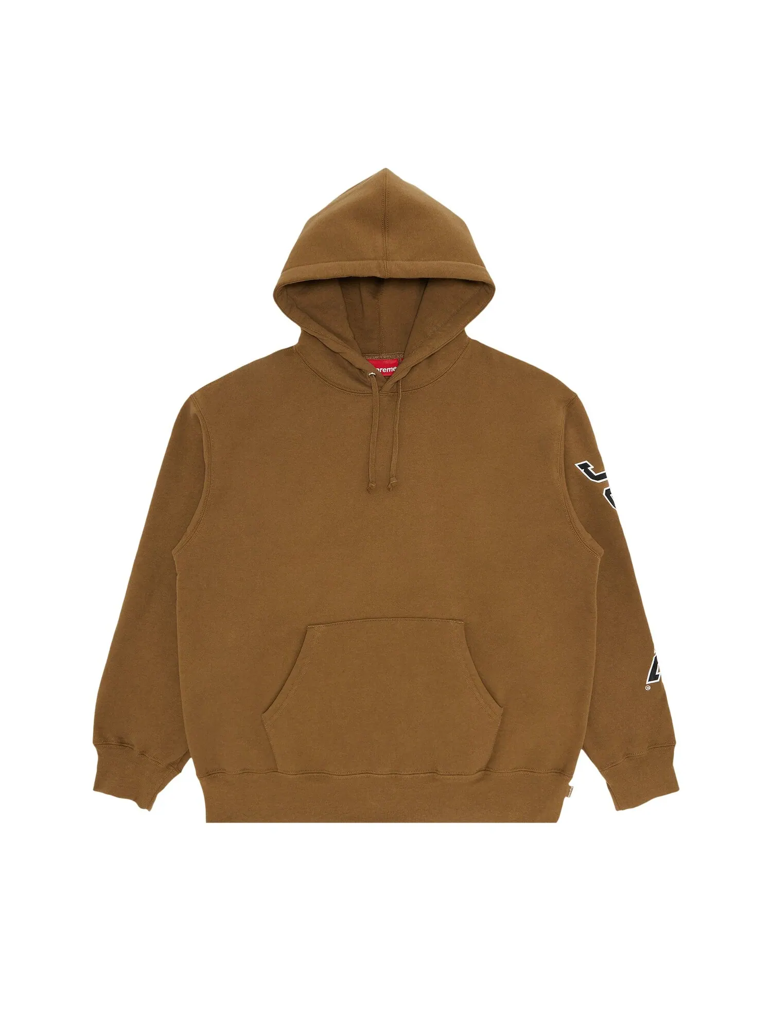 Толстовка с капюшоном и рукавами Supreme — изображение 1 из 3, темный хаки