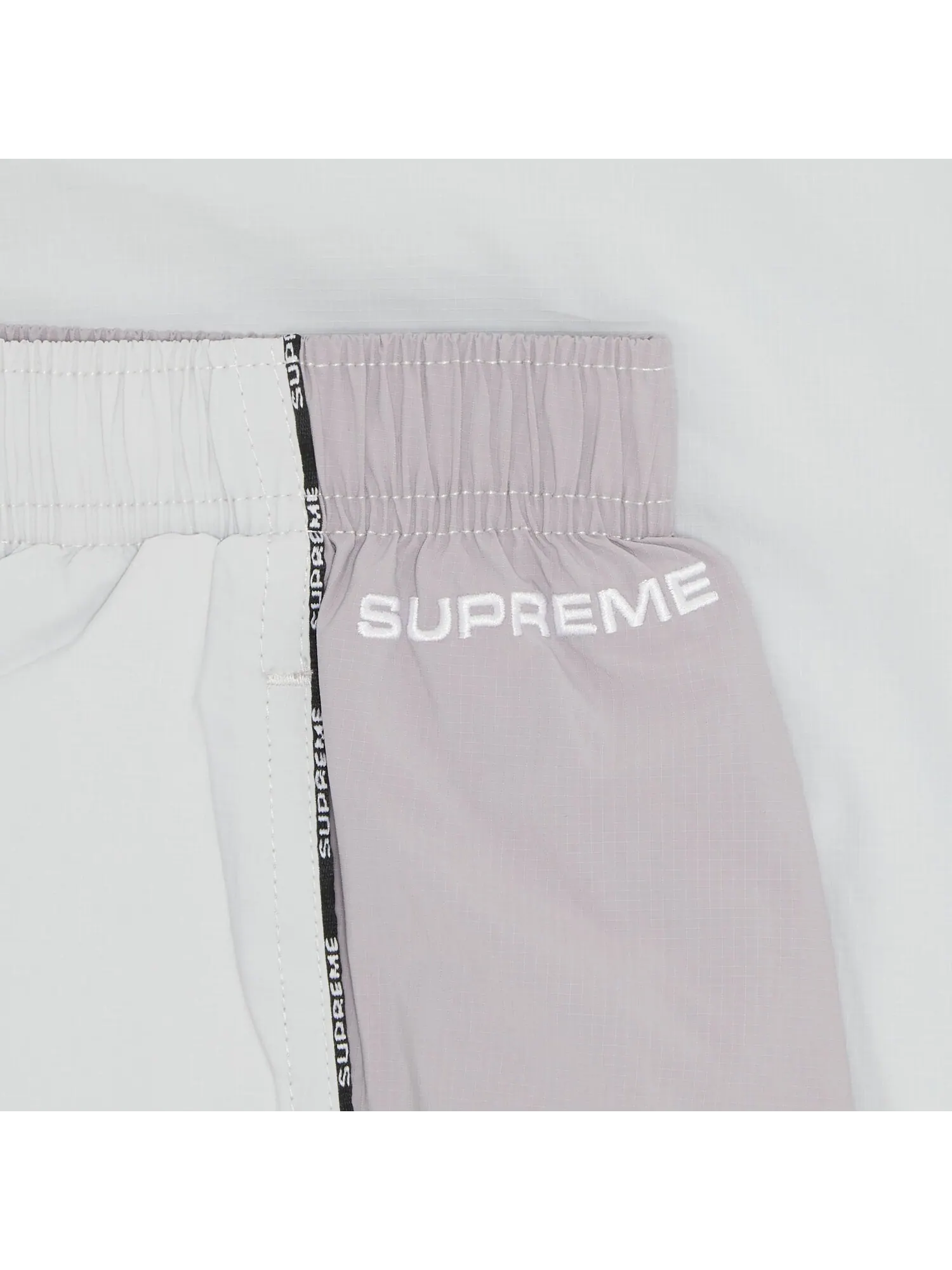 Спортивные брюки Supreme с окантовкой и логотипом — изображение 3 из 3, серый