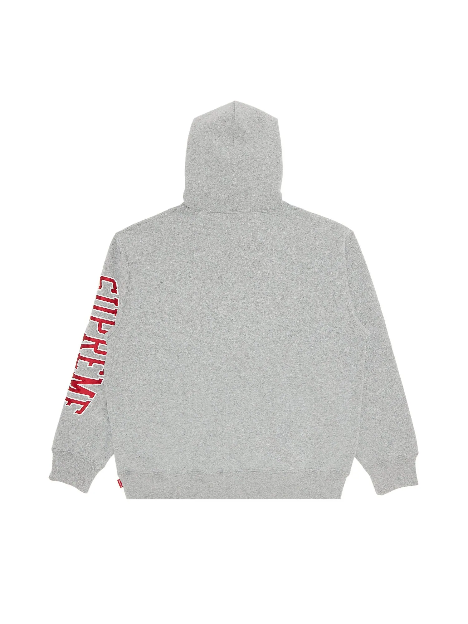 Толстовка с капюшоном и рукавами Supreme — изображение 2 из 3, серый