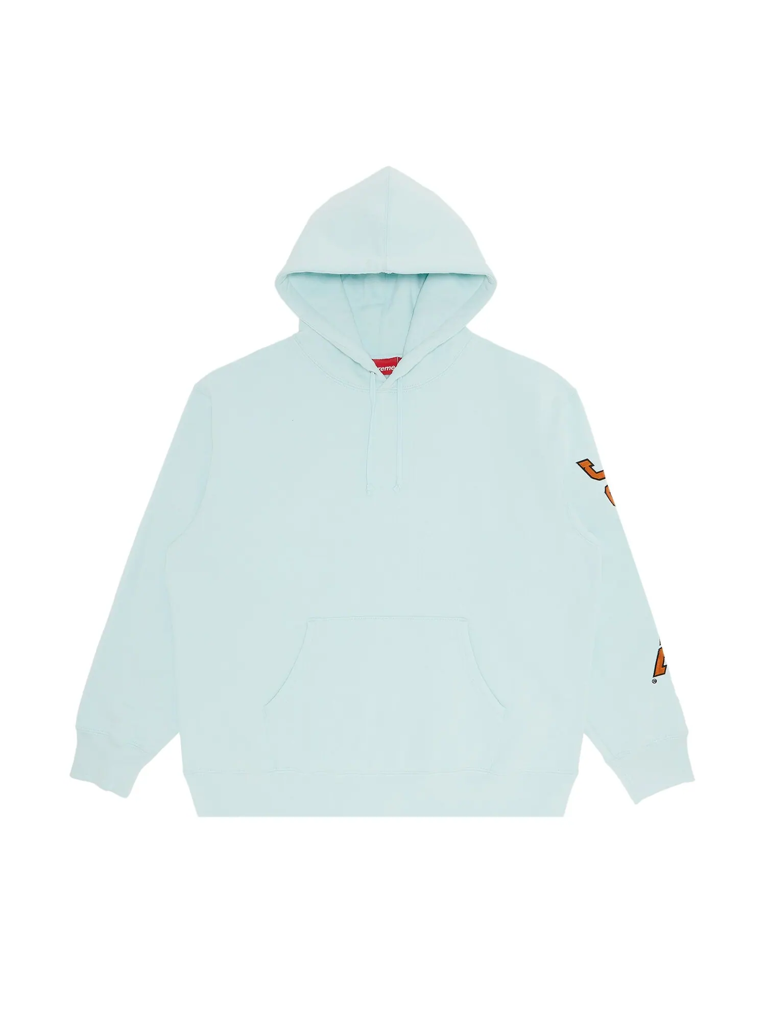 Толстовка с капюшоном и рукавами Supreme — изображение 1 из 3, бледный синий