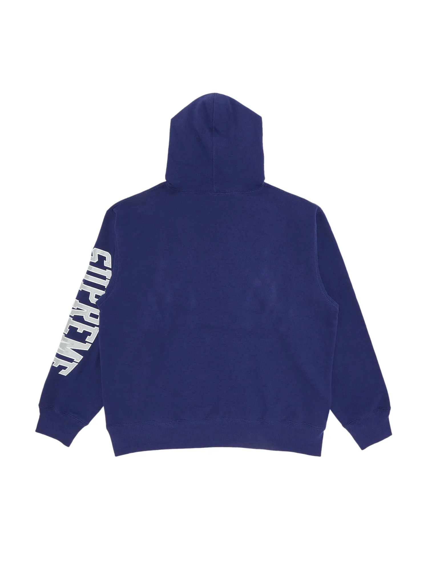 Толстовка с капюшоном и рукавами Supreme — изображение 2 из 3, темно-синий
