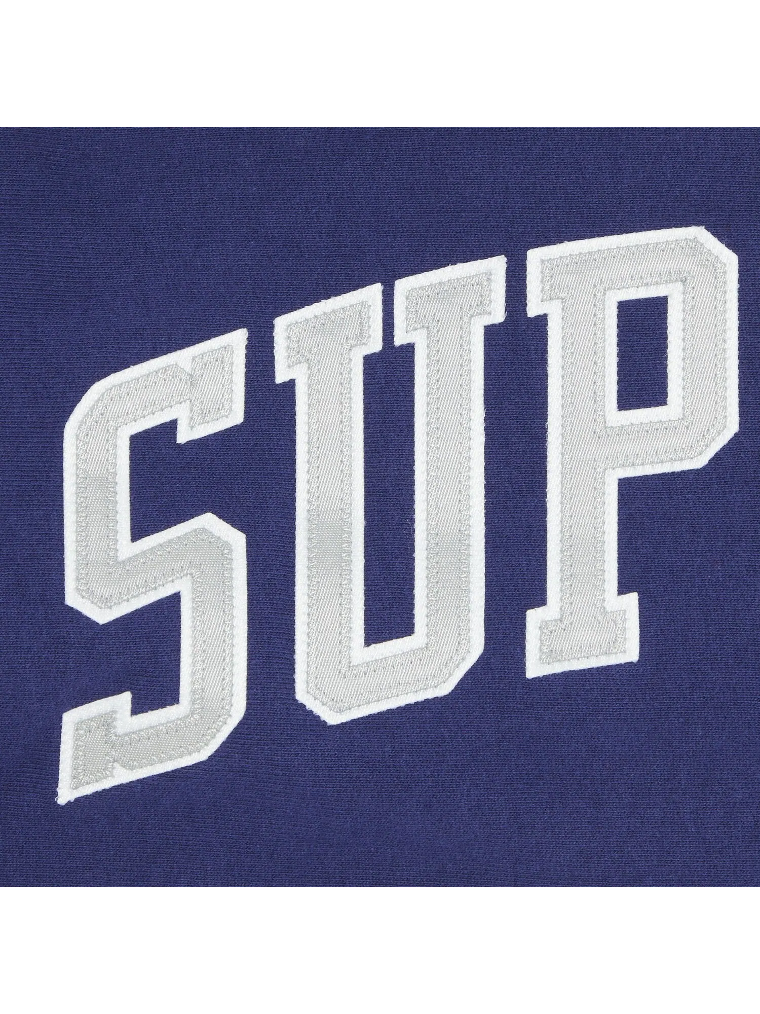 Толстовка с капюшоном и рукавами Supreme — изображение 3 из 3, темно-синий