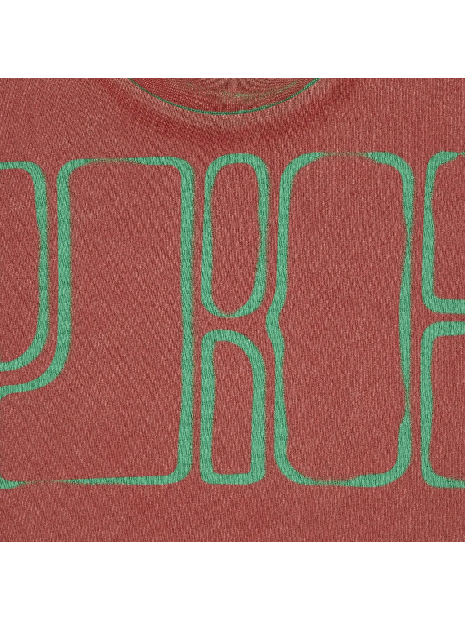 Топ с короткими рукавами Supreme Overprint Knockout — изображение 3 из 3, яркий красный