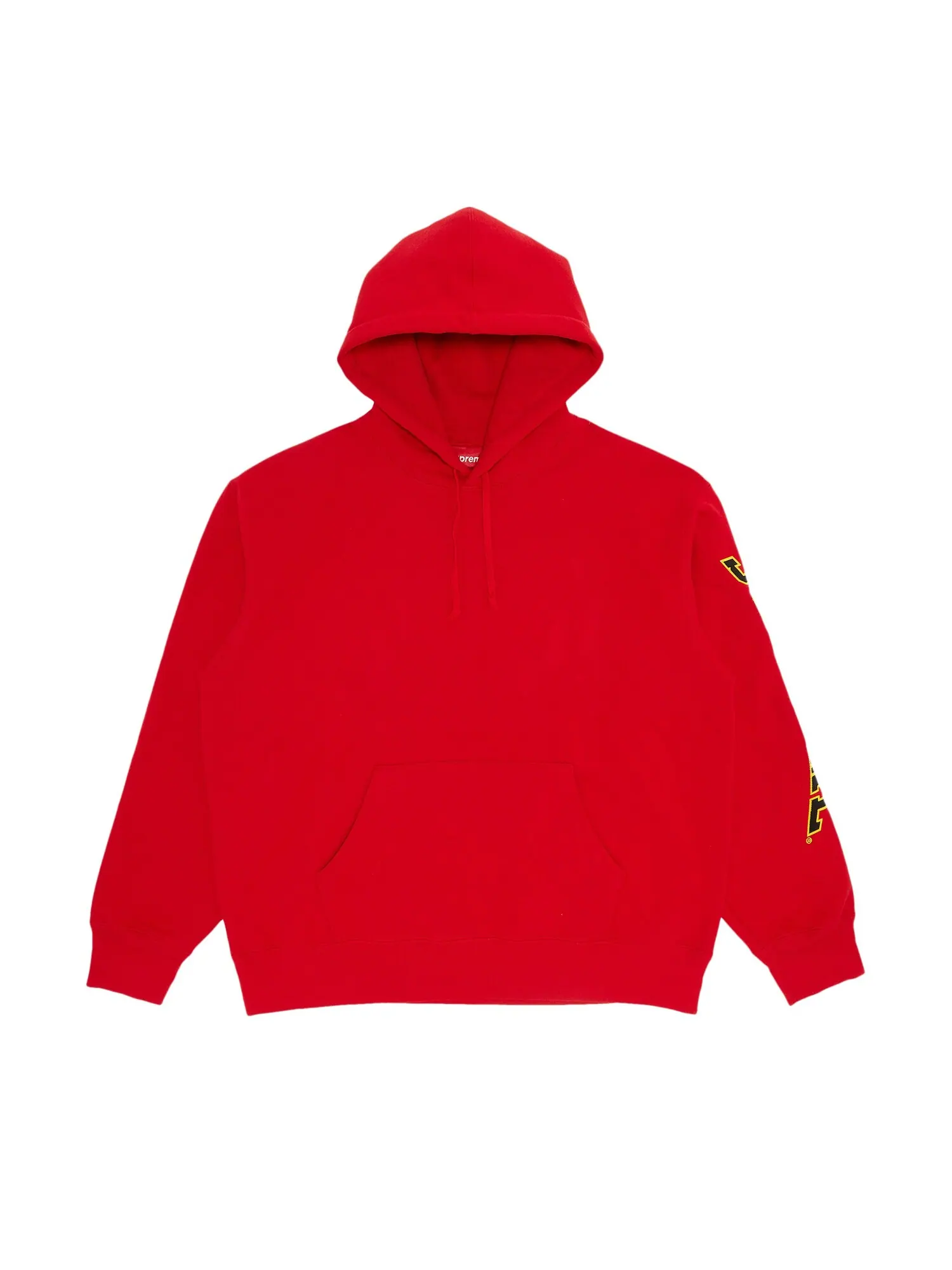 Толстовка с капюшоном и рукавами Supreme — изображение 1 из 3, красный