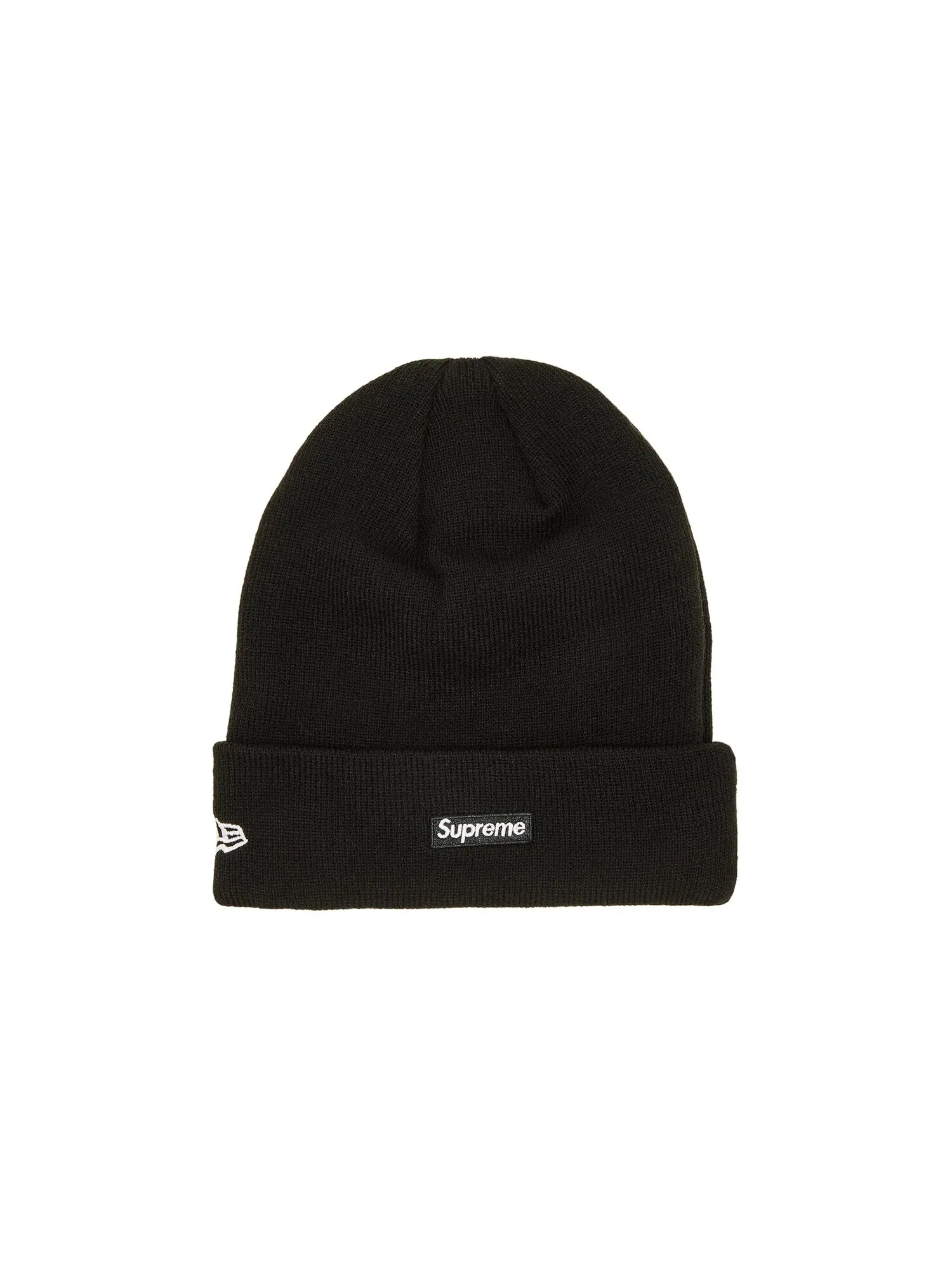 Шапка-бини с логотипом Supreme x New Era S — изображение 2 из 3, черный