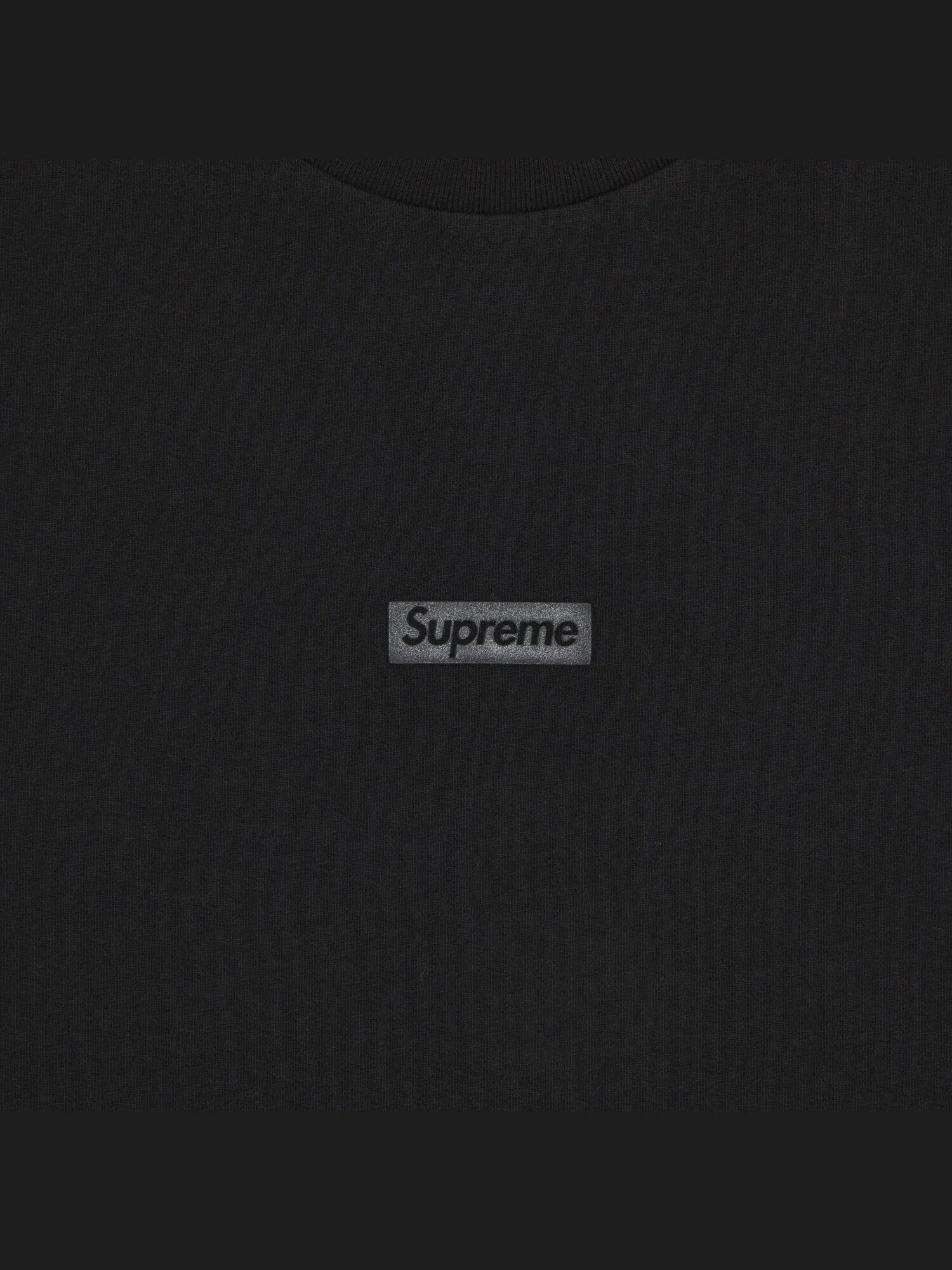 Топ с короткими рукавами Supreme High Density Small Box — изображение 2 из 2, черный