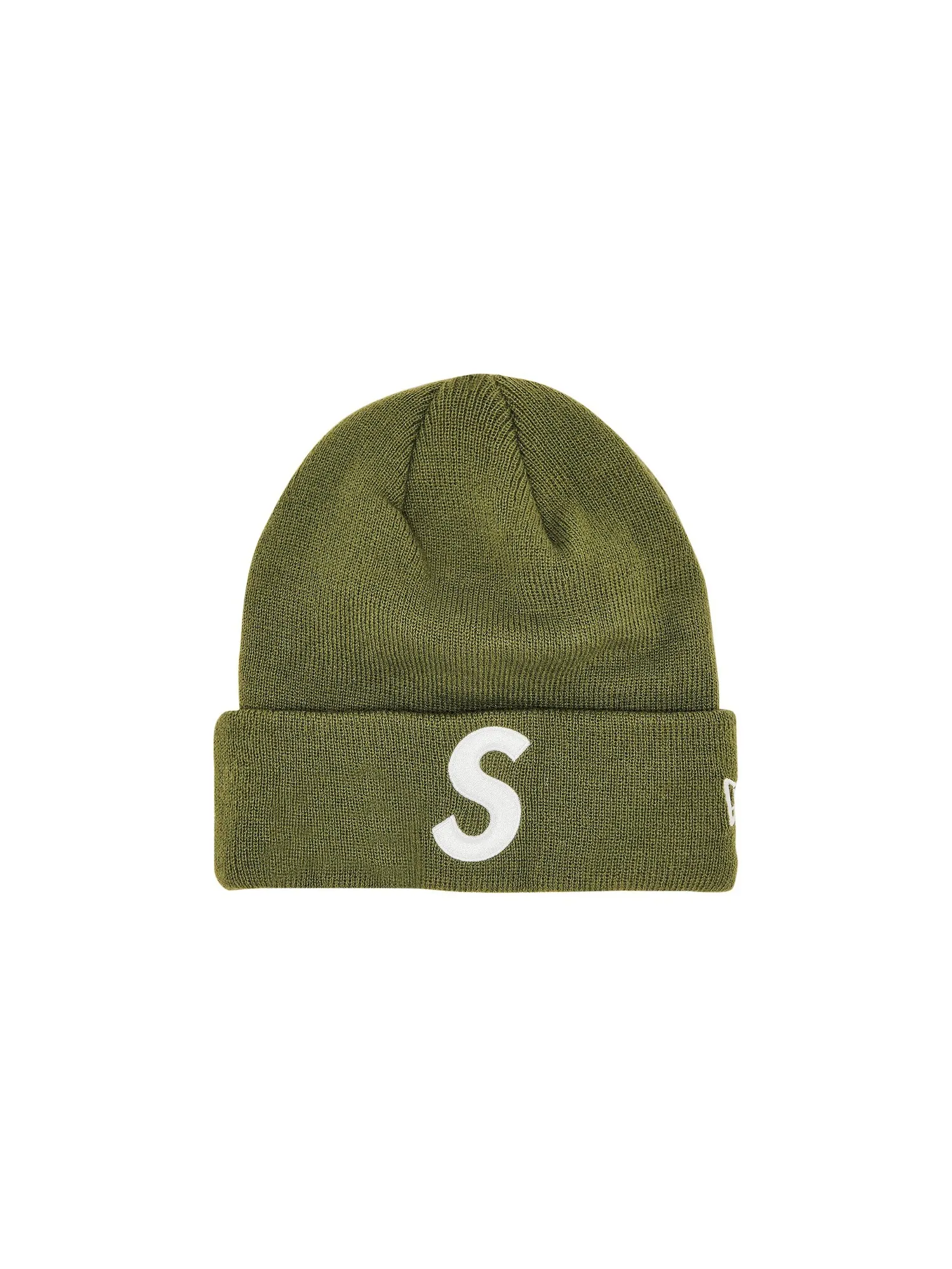 Шапка-бини с логотипом Supreme x New Era S — изображение 1 из 3, оливковый