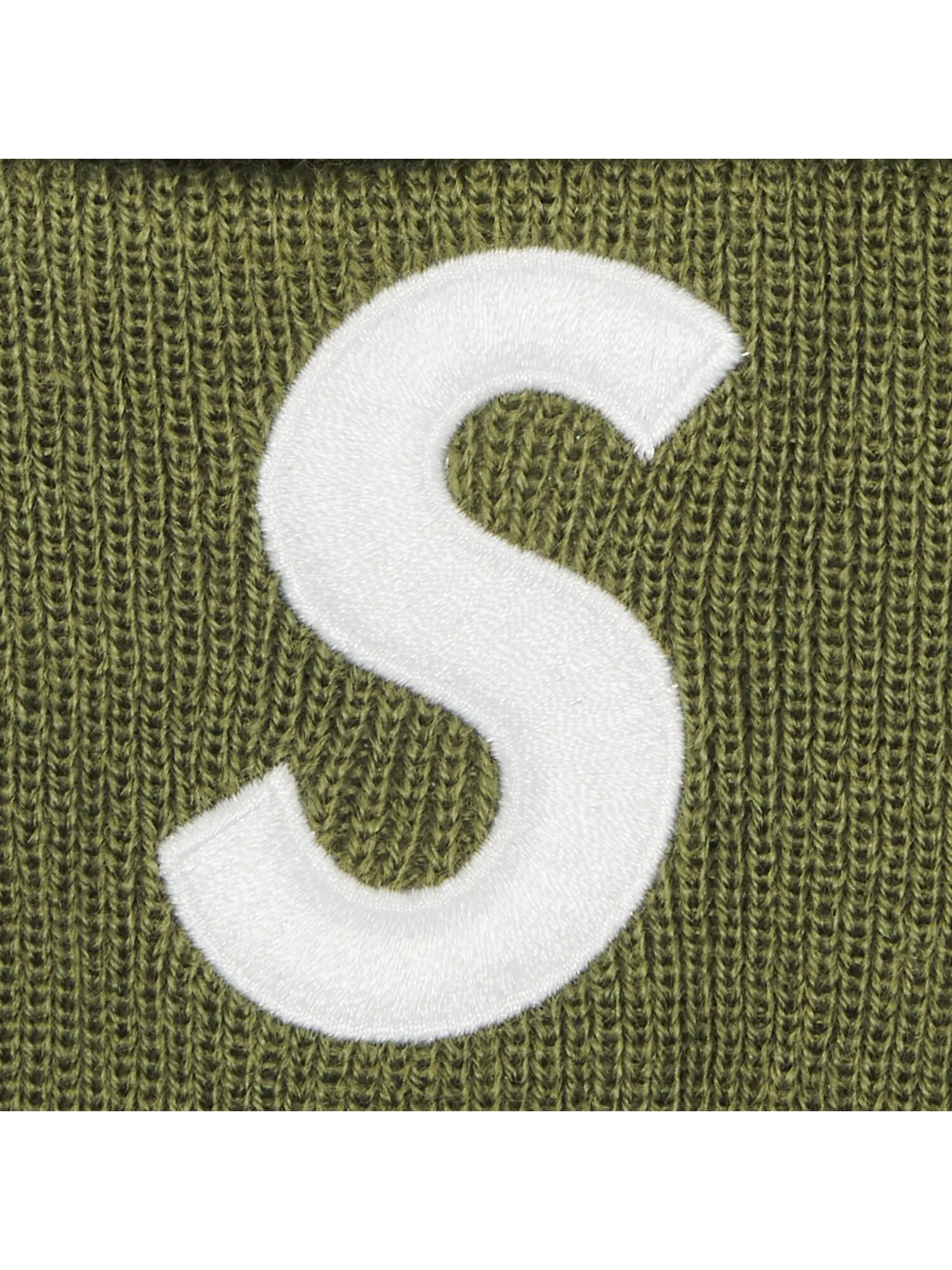 Шапка-бини с логотипом Supreme x New Era S — изображение 3 из 3, оливковый