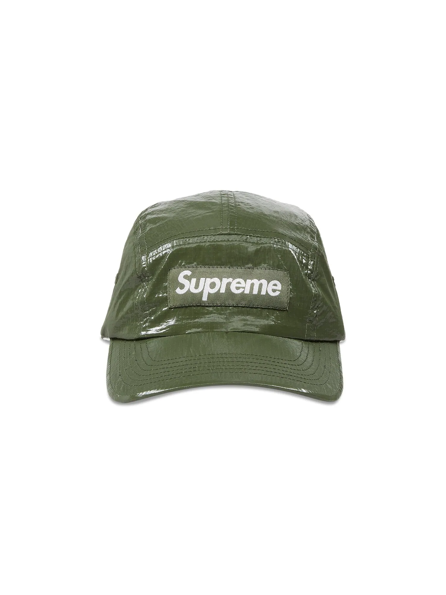 Кепка Supreme Gloss Ripstop Camp Оливковая — изображение 1 из 4, оливковый