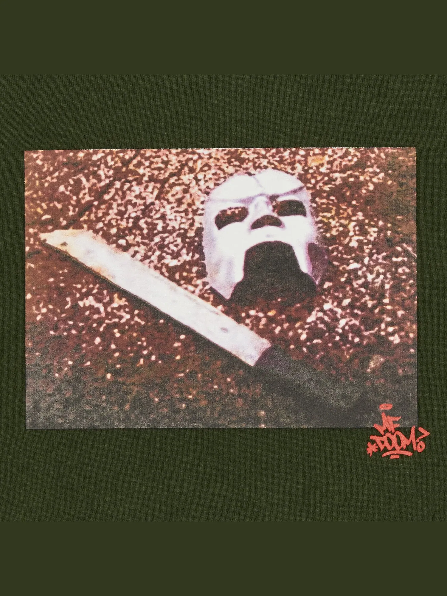 Толстовка с капюшоном Supreme MF DOOM Темно-оливковая — изображение 3 из 3, темный оливковый