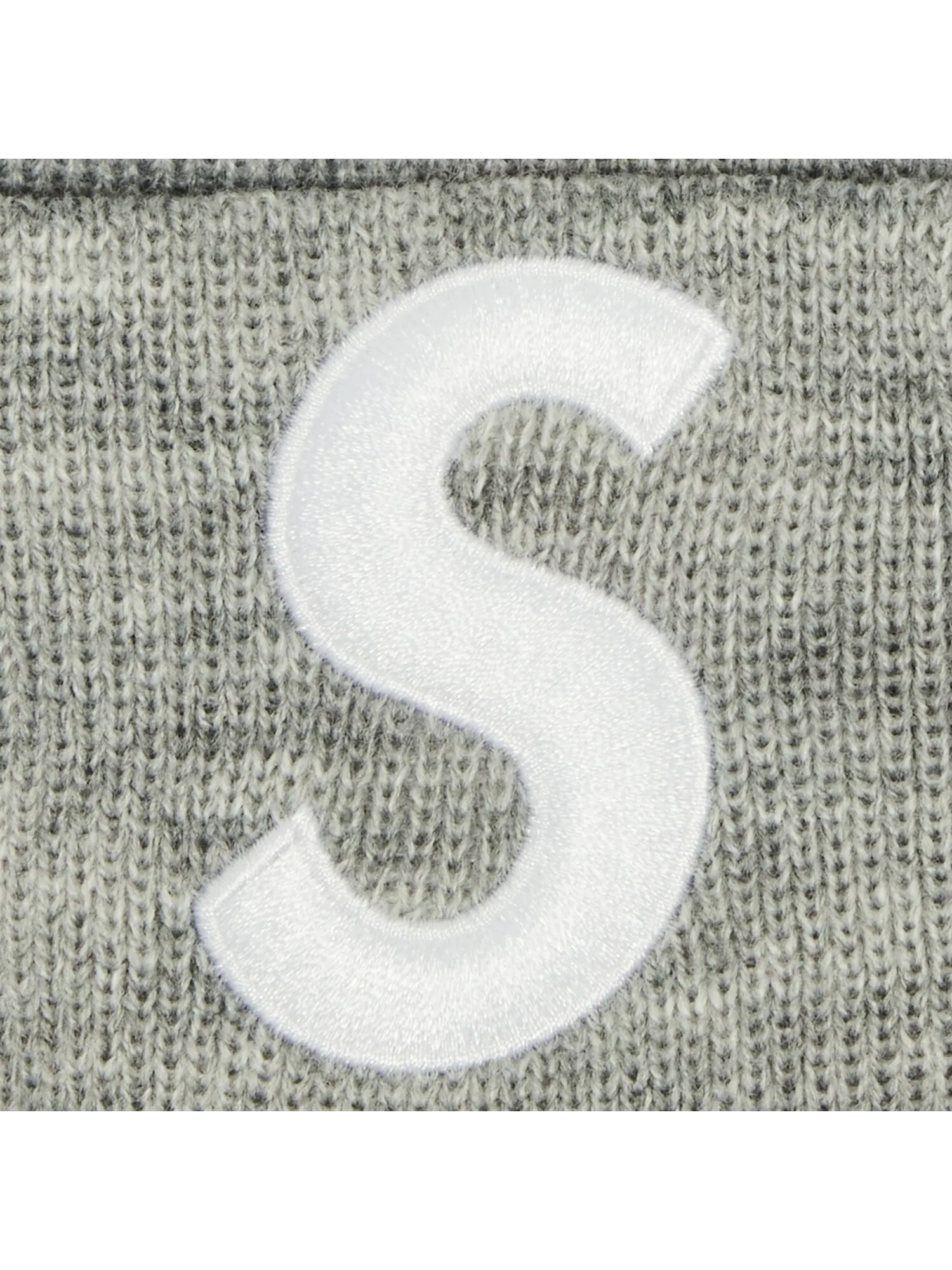 Шапка-бини Supreme x New Era S с логотипом Heather Grey — изображение 3 из 3, серый