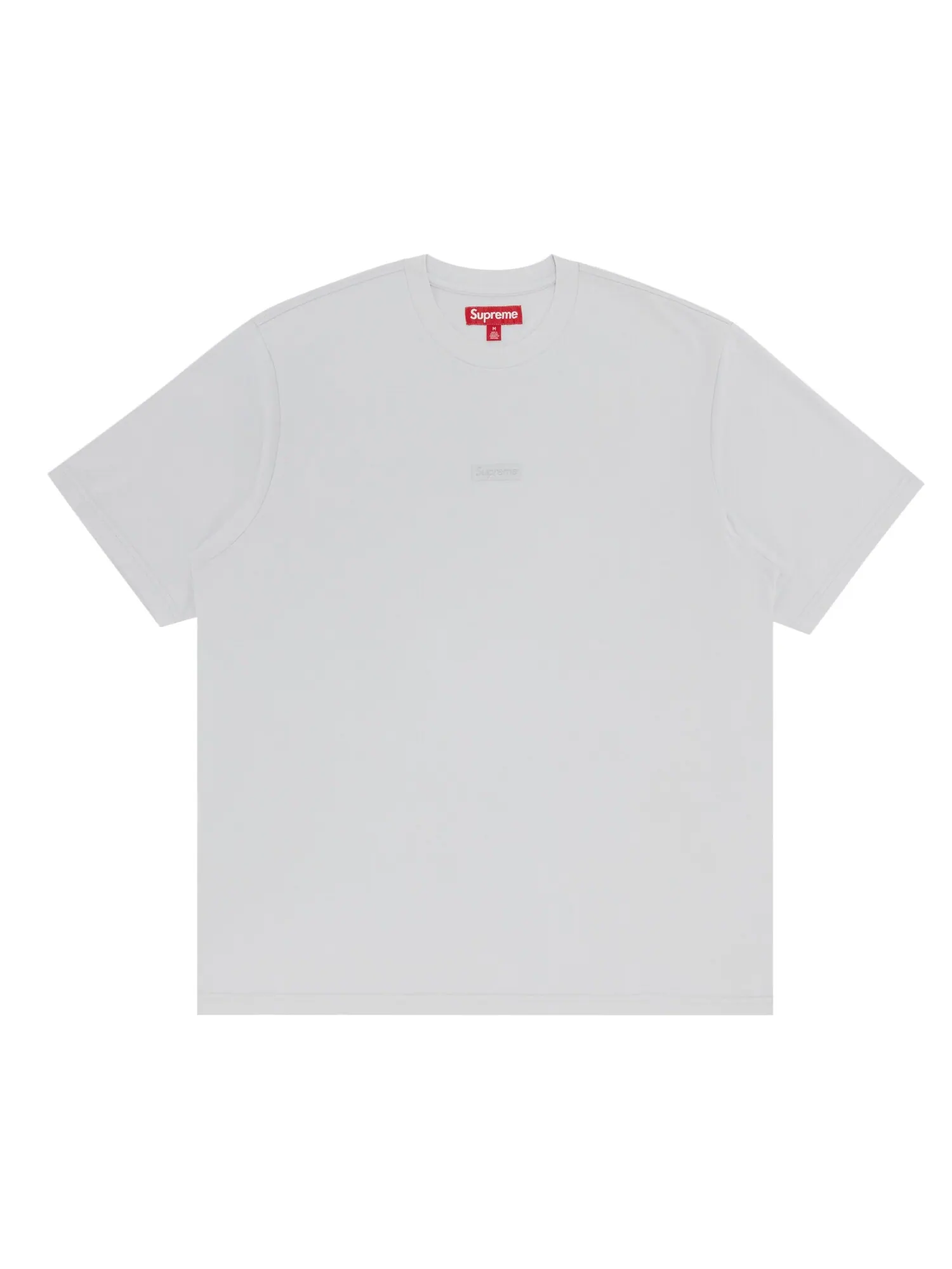 Топ с короткими рукавами Supreme High Density Small Box — изображение 1 из 2, серый