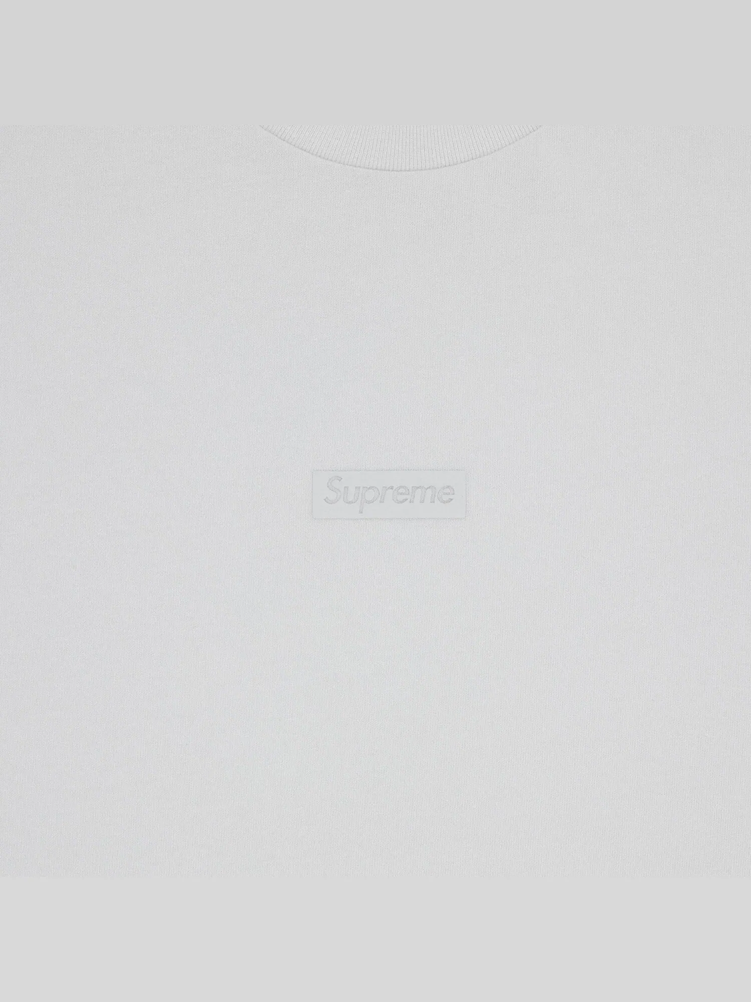 Топ с короткими рукавами Supreme High Density Small Box — изображение 2 из 2, серый