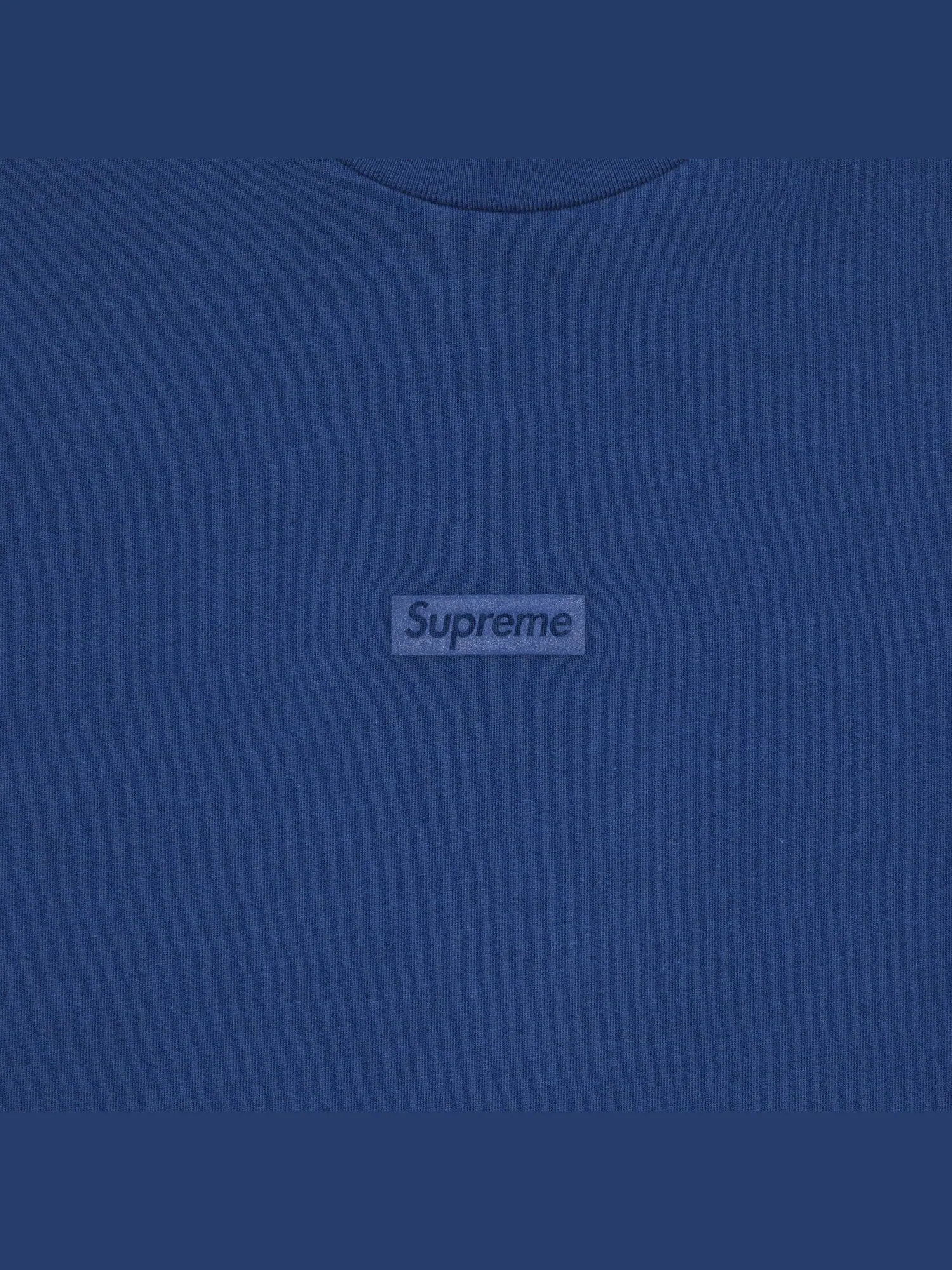 Топ с короткими рукавами Supreme High Density Small Box — изображение 2 из 2, светлый темно-синий