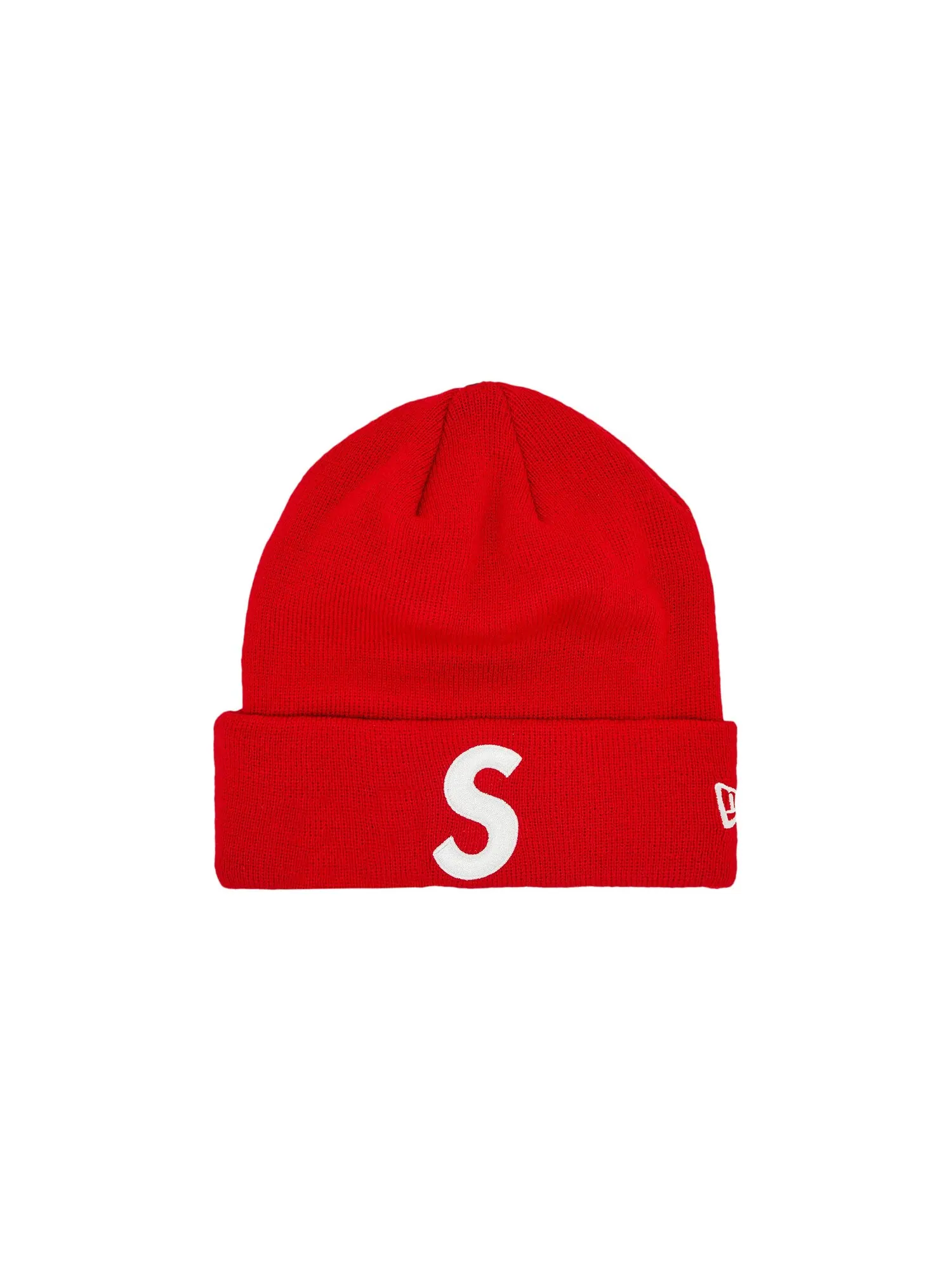 Шапка-бини с логотипом Supreme x New Era S — изображение 1 из 3, красный