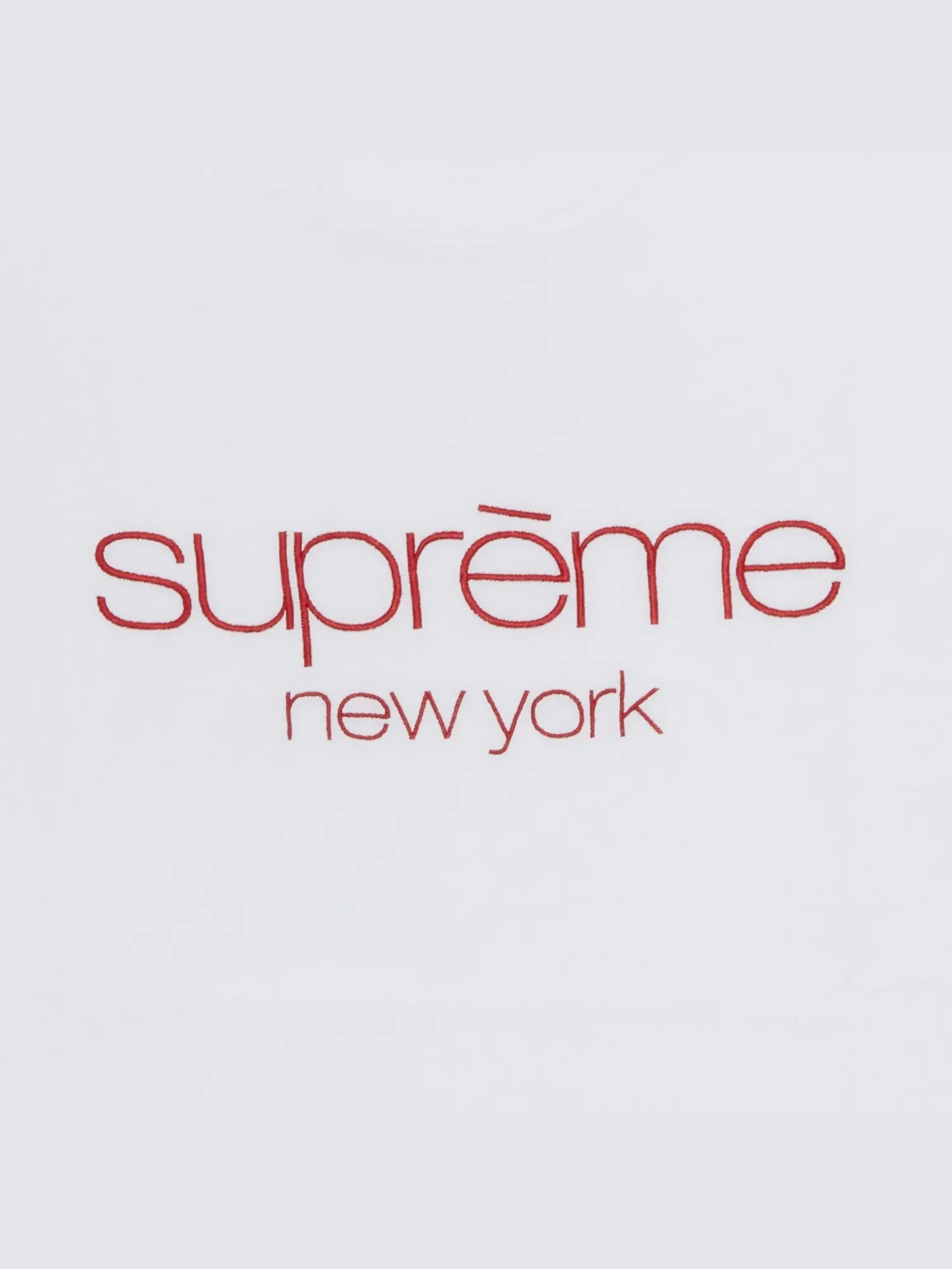 Топ с короткими рукавами и логотипом Supreme Classic — изображение 2 из 2, белый