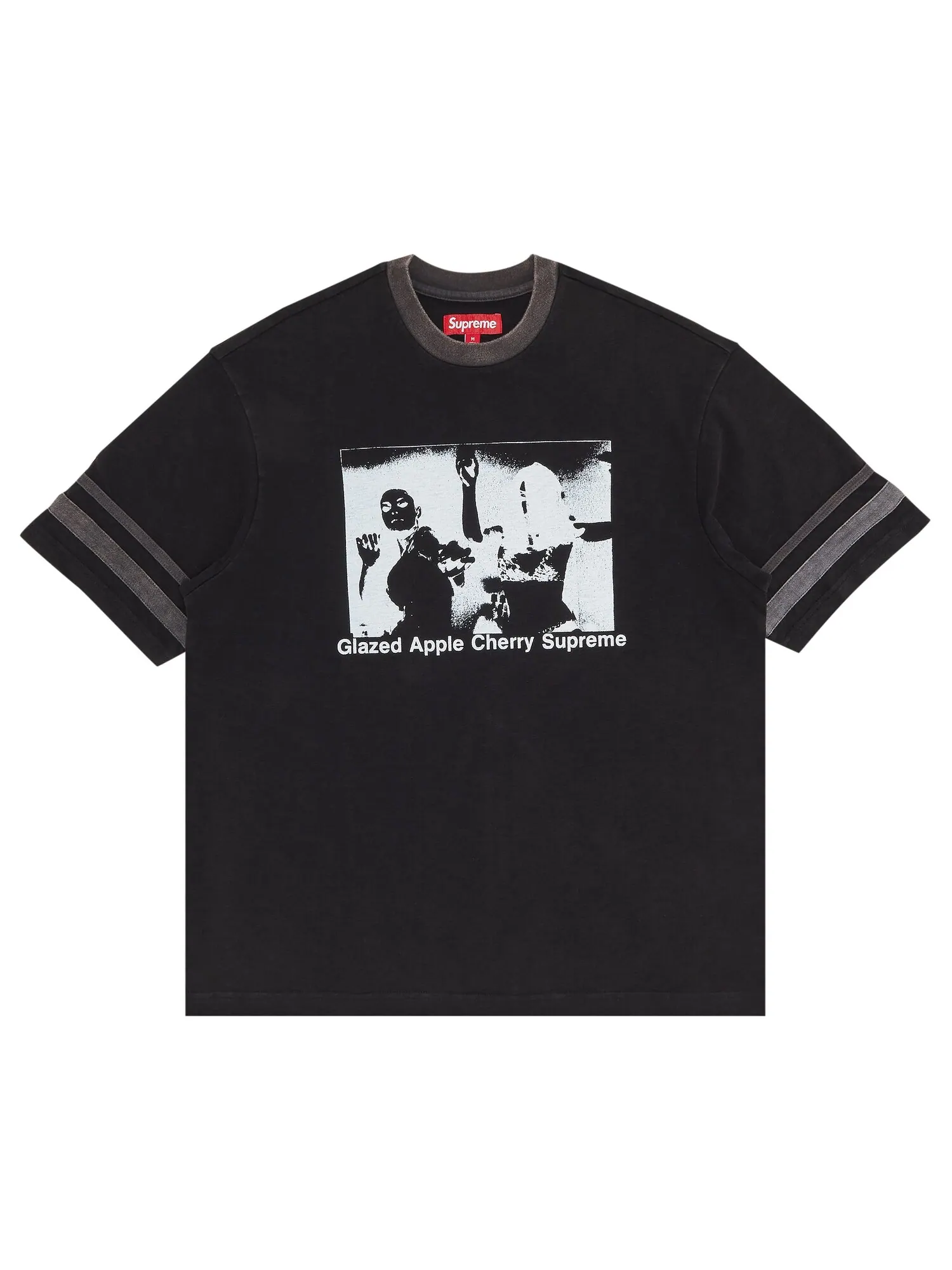 Спортивный топ с короткими рукавами Supreme Glazed — изображение 1 из 3, черный