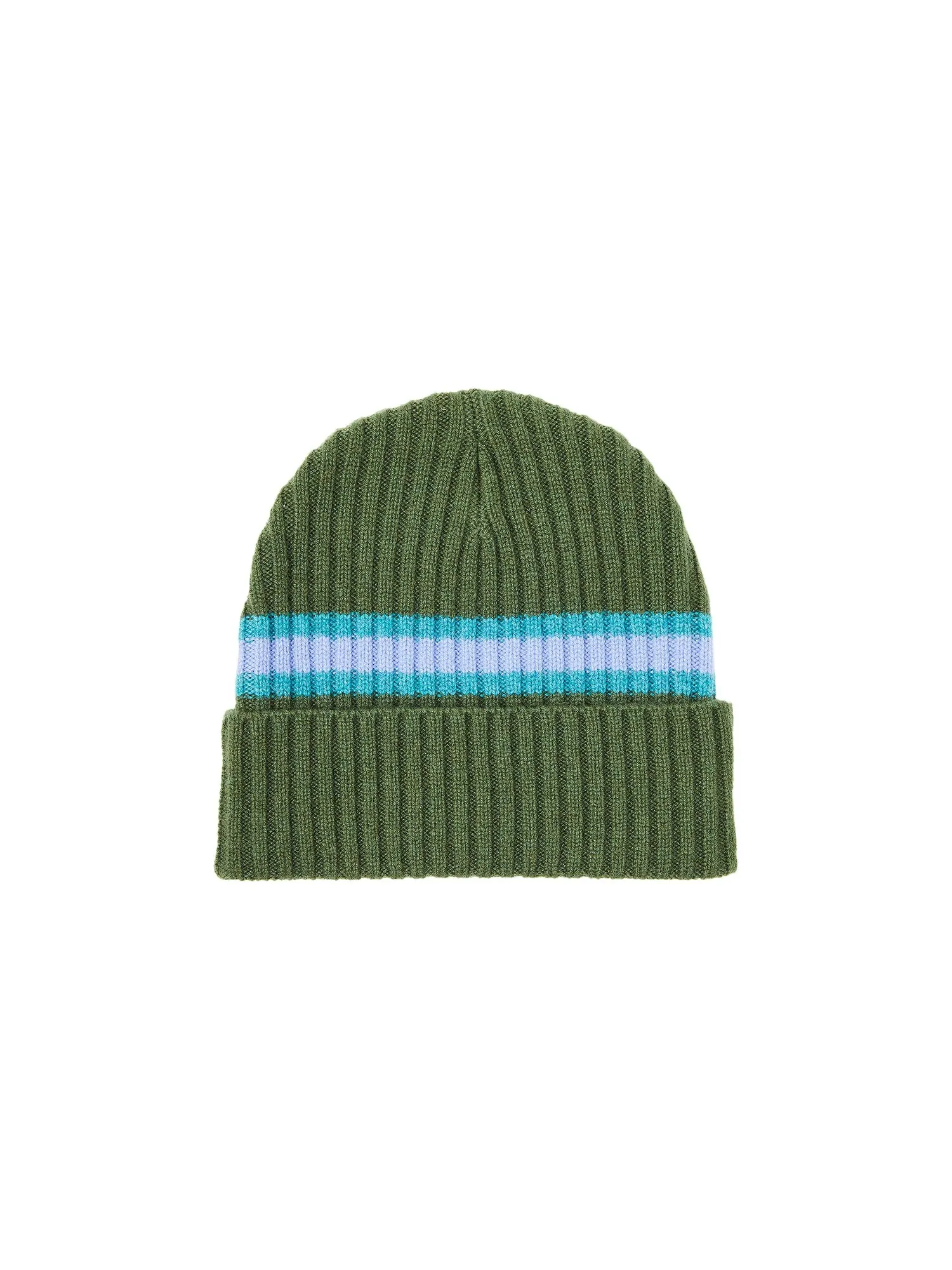 Кашемировая шапка Supreme Stripe Оливковый — изображение 2 из 3