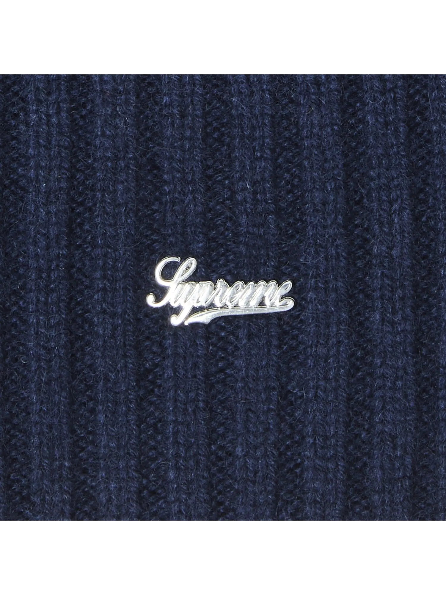 Кашемировая шапка Supreme Stripe — изображение 3 из 3, синий