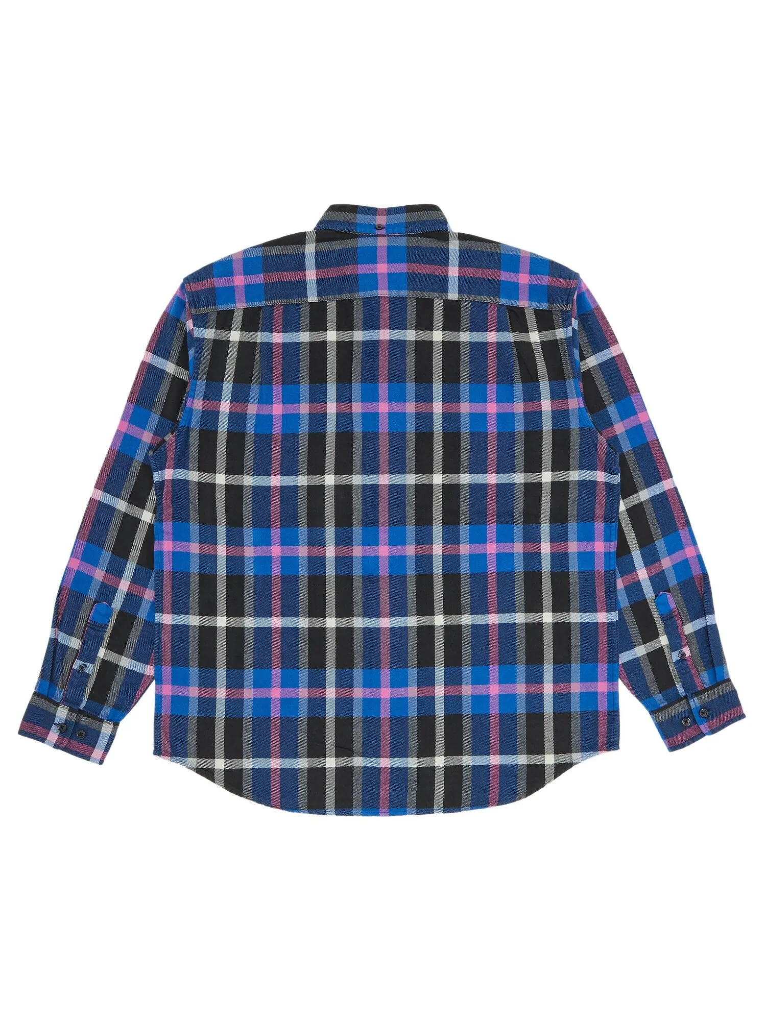 Фланелевая рубашка в клетку Supreme — изображение 2 из 3, синий