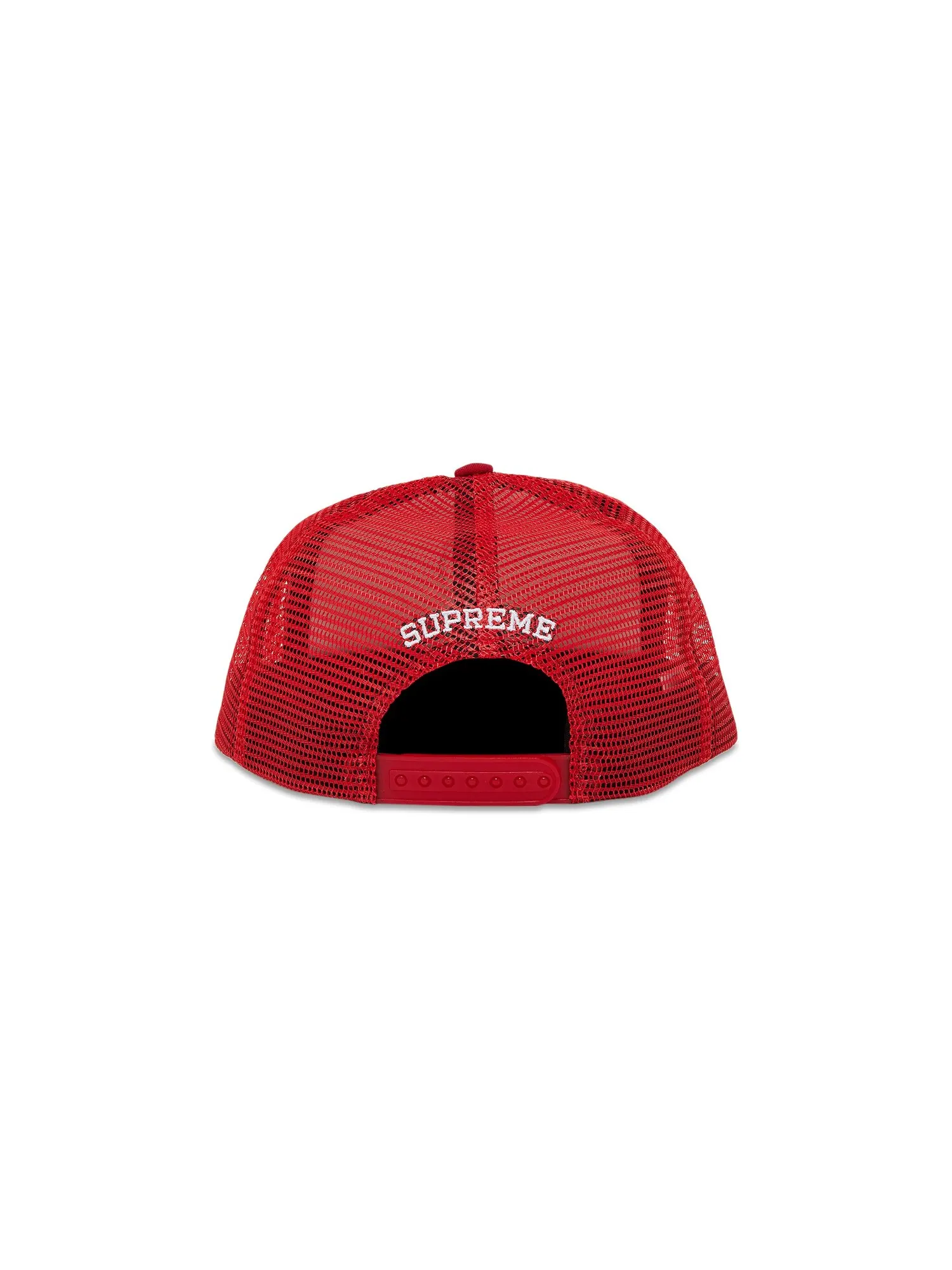 Пятипанельная сетчатая спинка Supreme в стиле пин-ап — изображение 4 из 4, красный