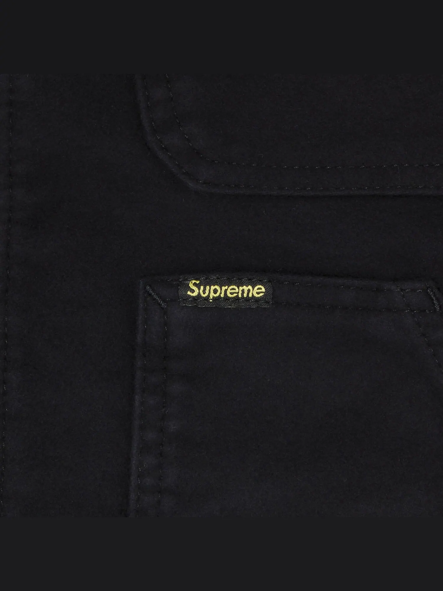 Рабочая куртка Supreme Moleskin — изображение 3 из 3, черный