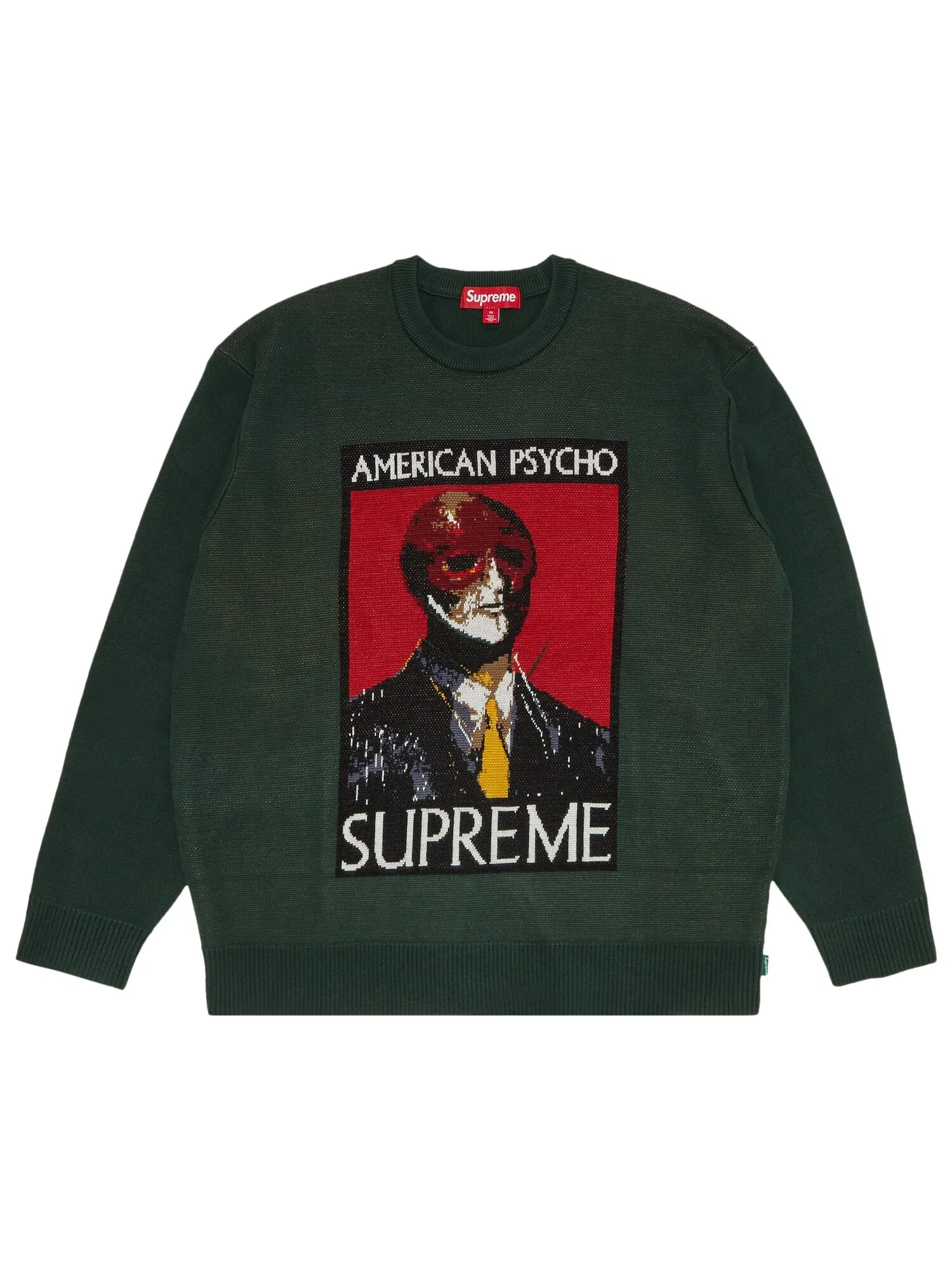 Свитер Supreme American Psycho — изображение 1 из 3, зеленый