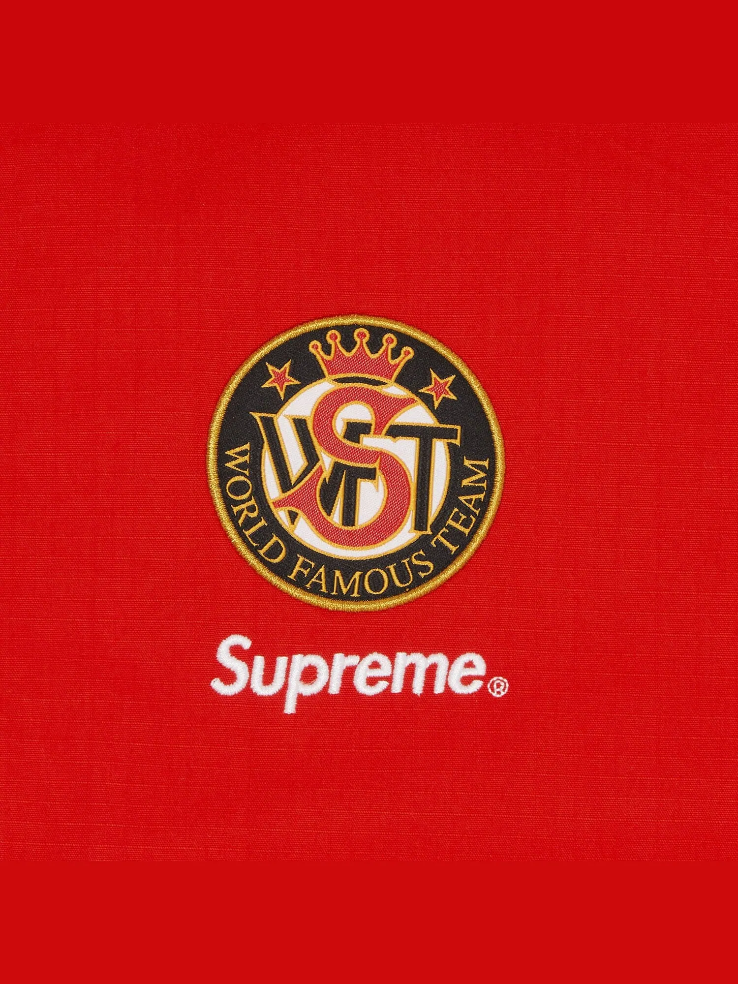 Спортивная куртка Supreme x Umbro из хлопка Ripstop — изображение 3 из 3, красный