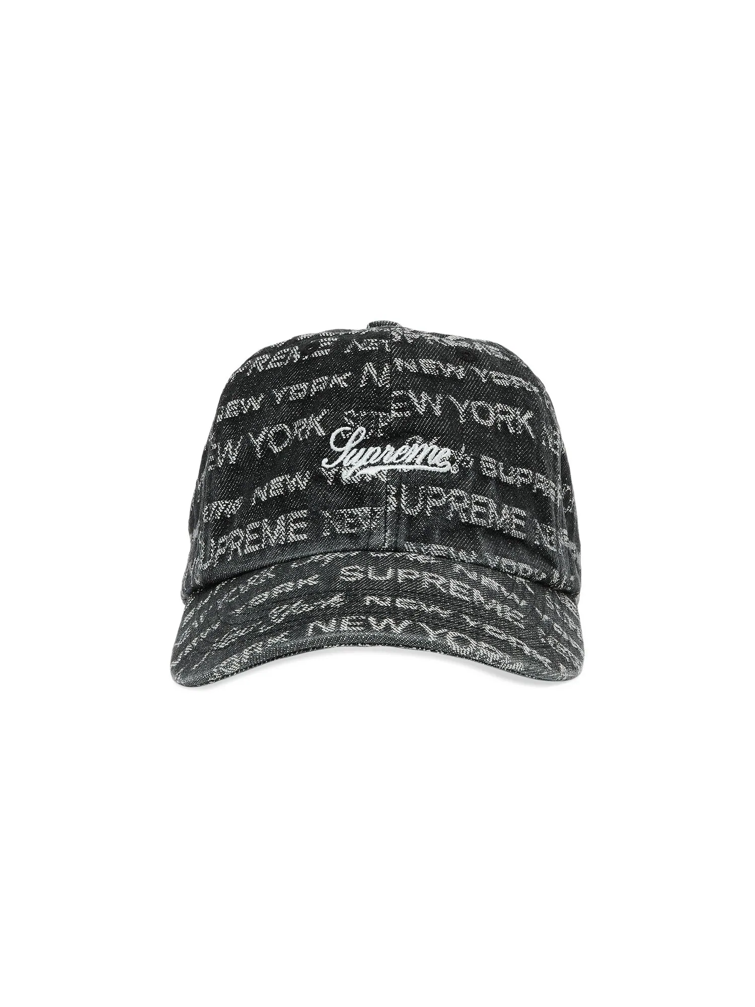 Джинсовый жаккардовый деним Supreme Multi Type с 6 панелями — изображение 1 из 4, черный