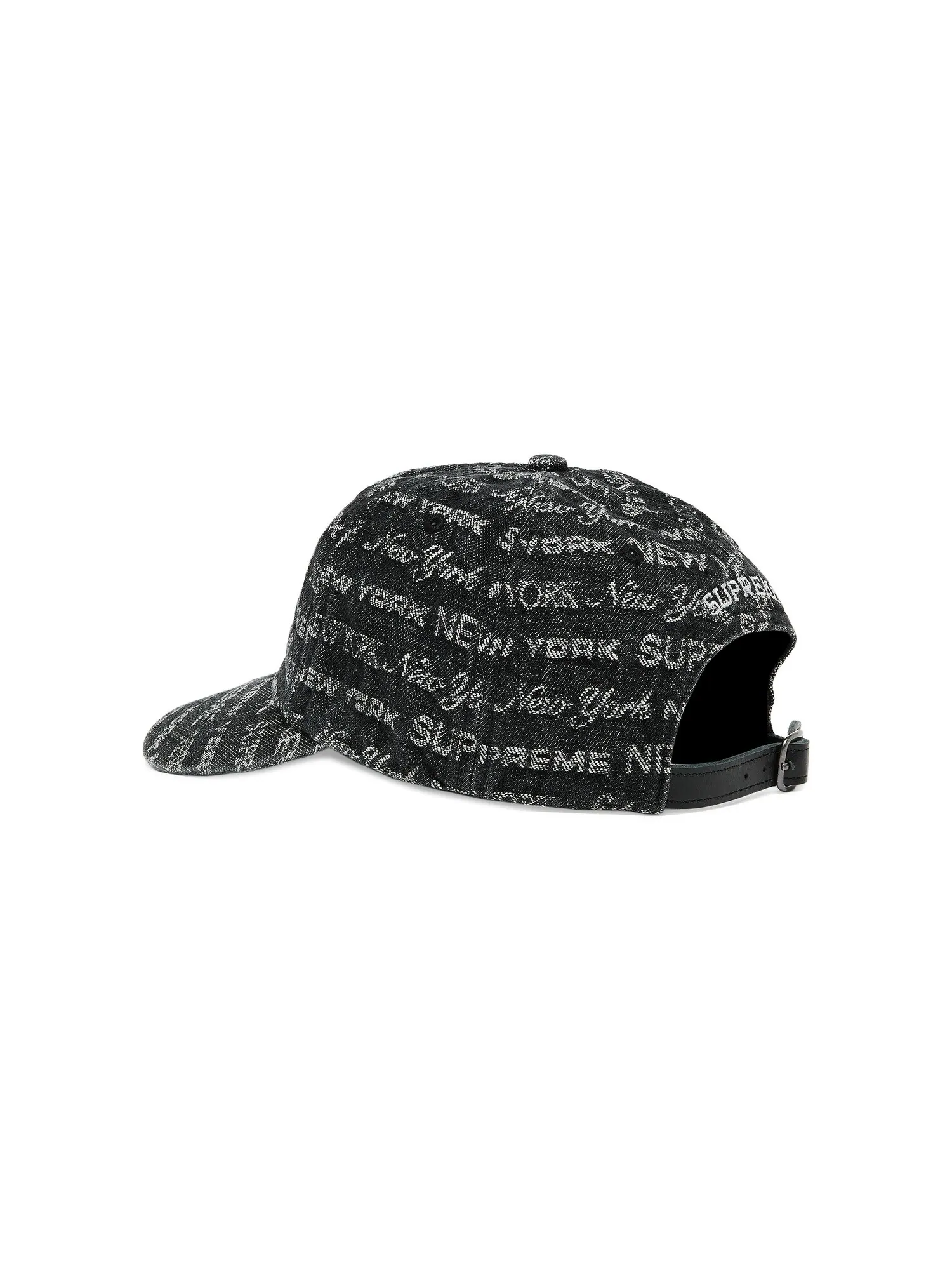 Джинсовый жаккардовый деним Supreme Multi Type с 6 панелями — изображение 3 из 4, черный