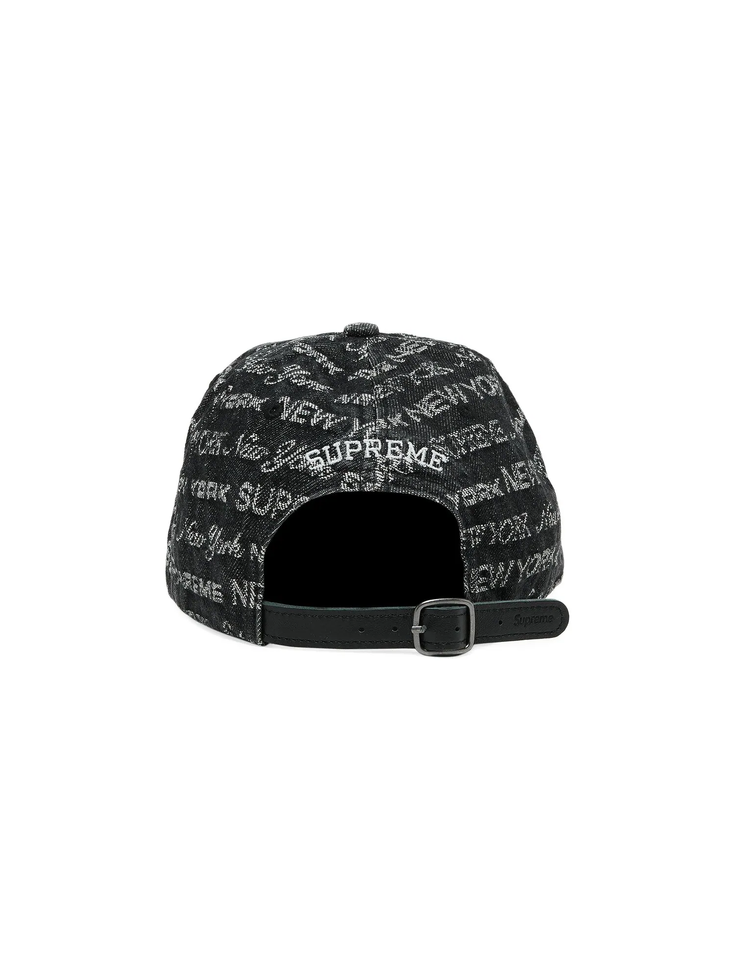 Джинсовый жаккардовый деним Supreme Multi Type с 6 панелями — изображение 4 из 4, черный