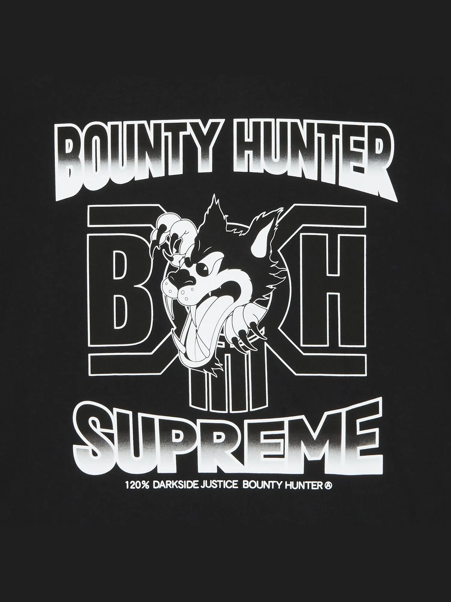 Футболка Supreme x Bounty Hunter Wolf — изображение 3 из 3, черный