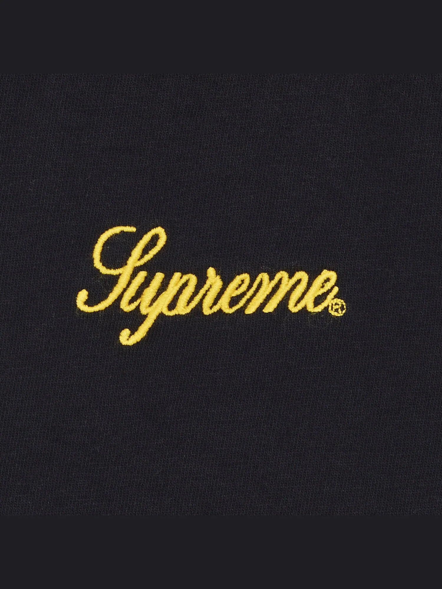 Топ с короткими рукавами Supreme Washed Script — изображение 2 из 2, черный