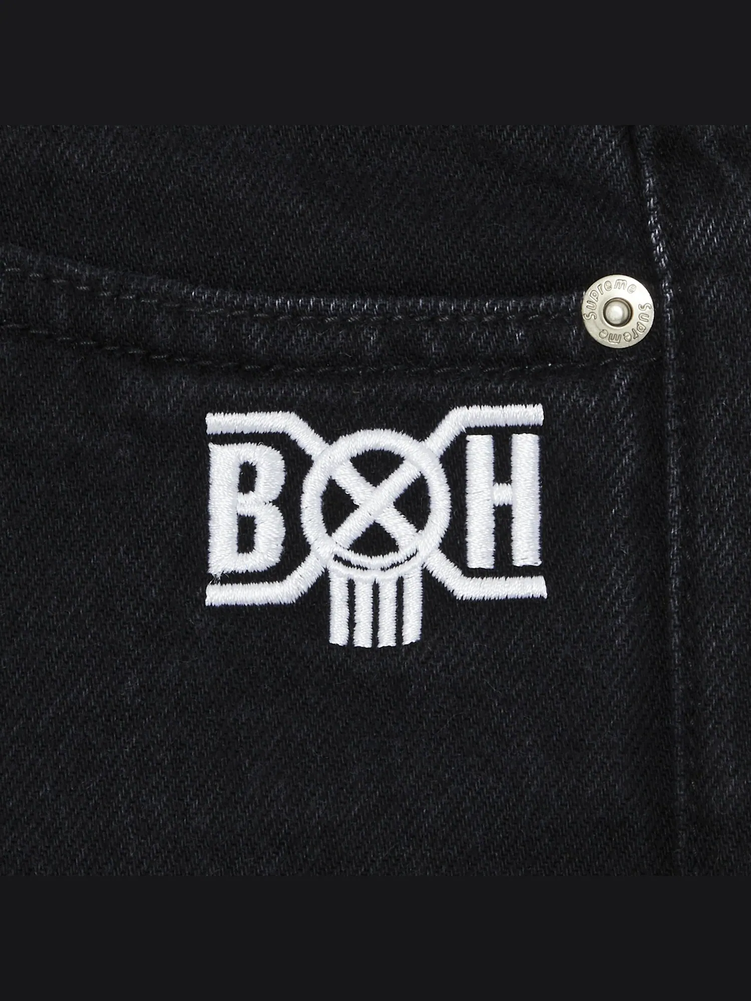Джинсы Supreme x Bounty Hunter Regular — изображение 3 из 3, черный
