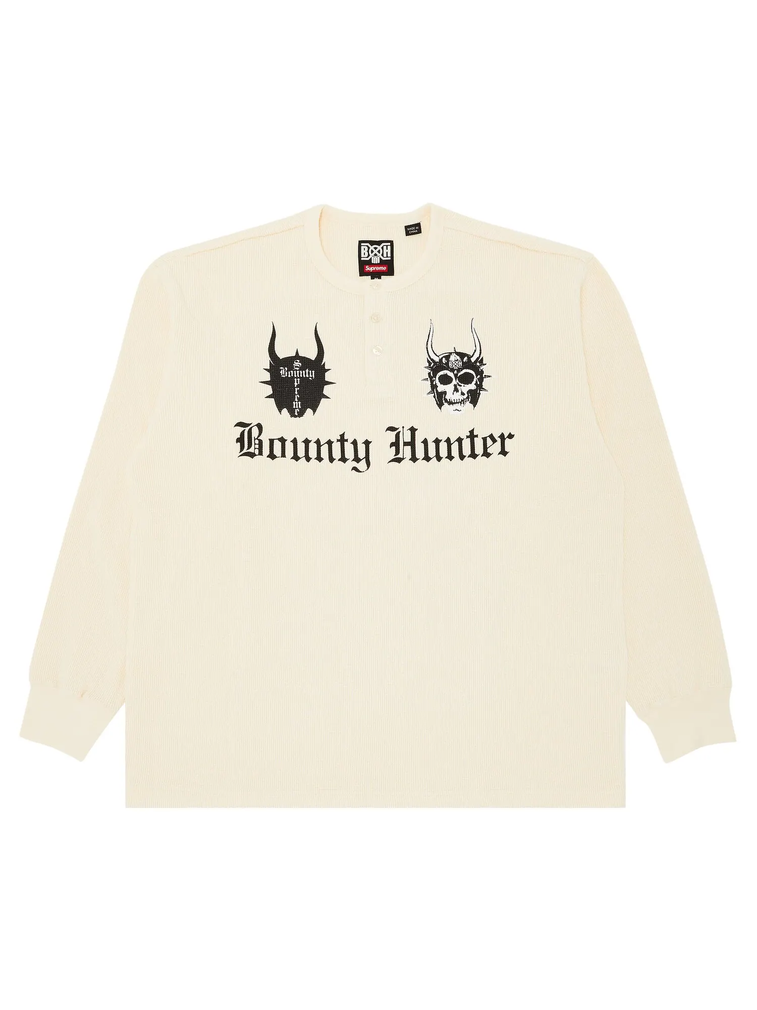 Термальный топ Henley с длинными рукавами Supreme x Bounty Hunter — изображение 1 из 3, натуральный