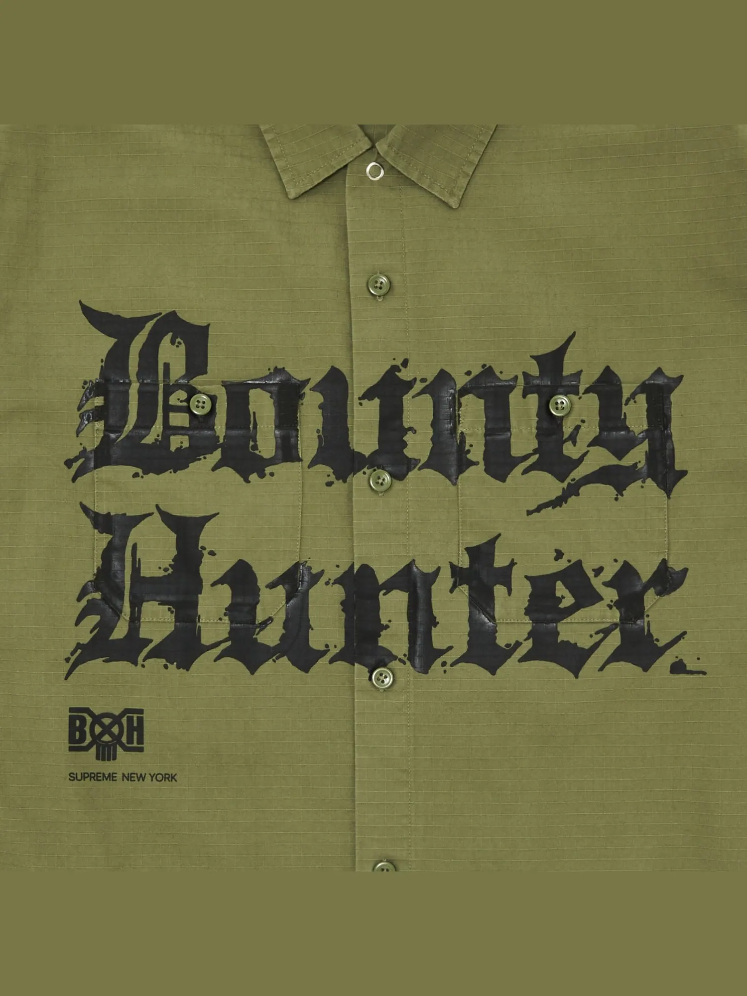 Рубашка Ripstop Supreme x Bounty Hunter — изображение 3 из 3, оливковый